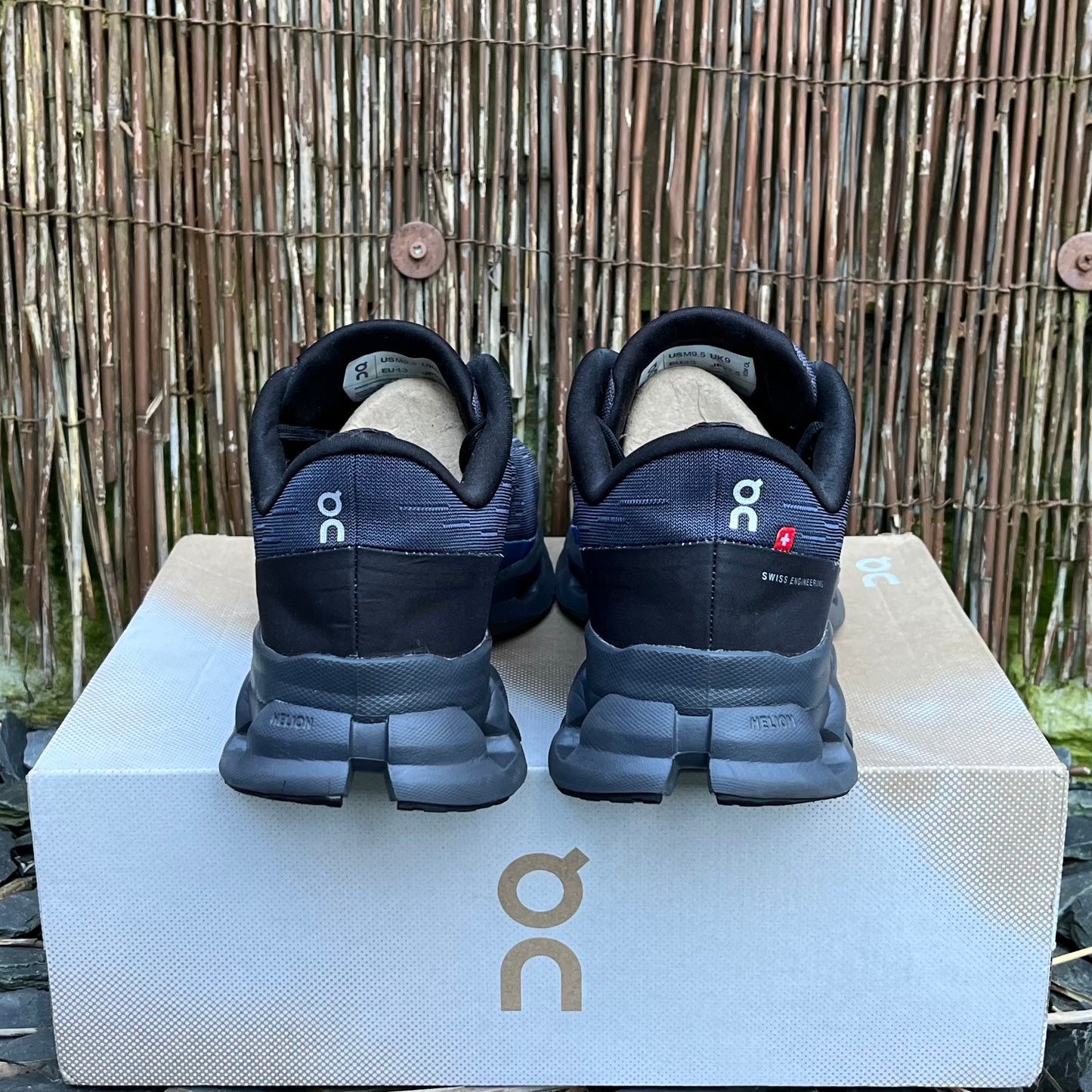 On Running CloudSpark - Black Blueberry - UK9