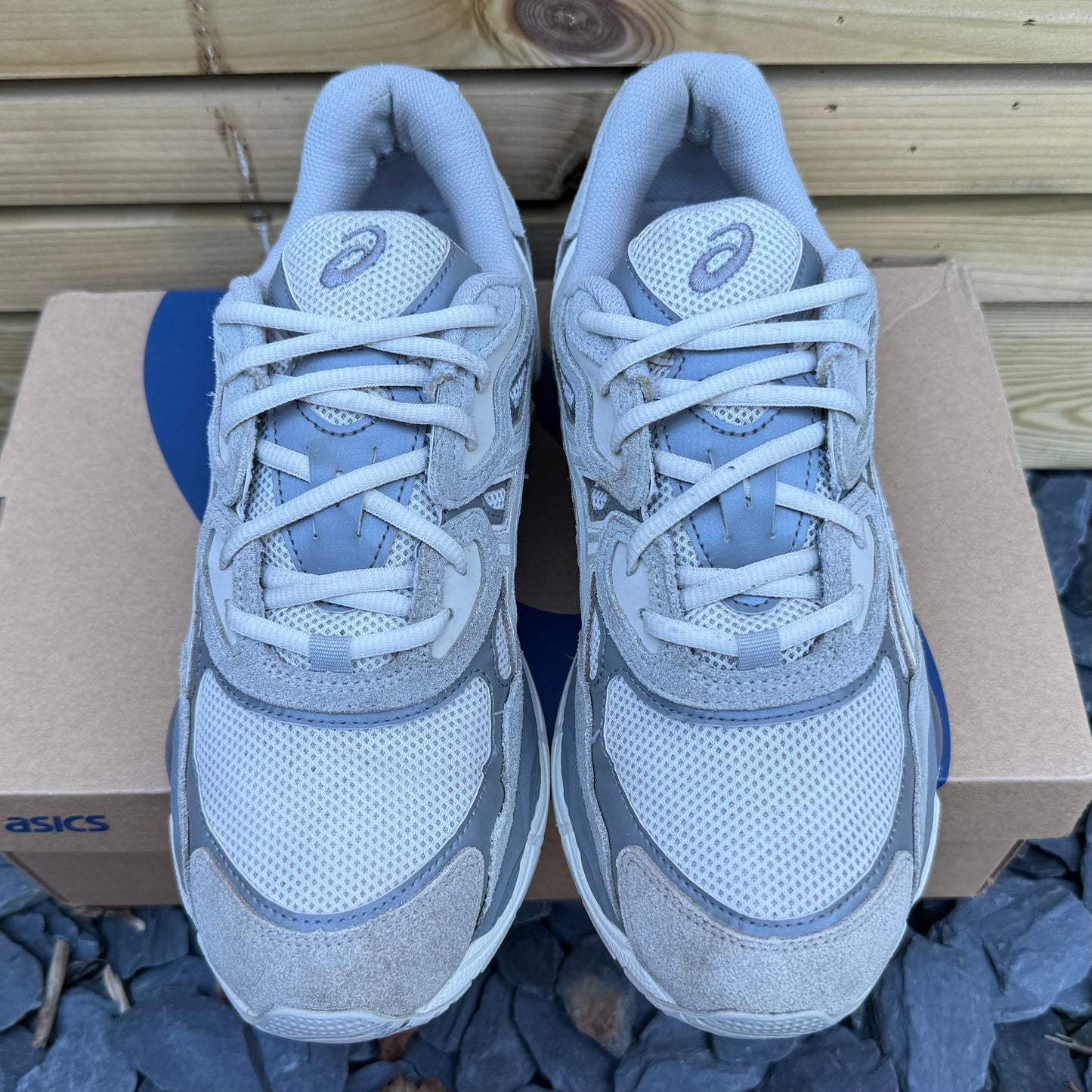 Asics Gel-NYC - Cream / Oyster Grey - UK9