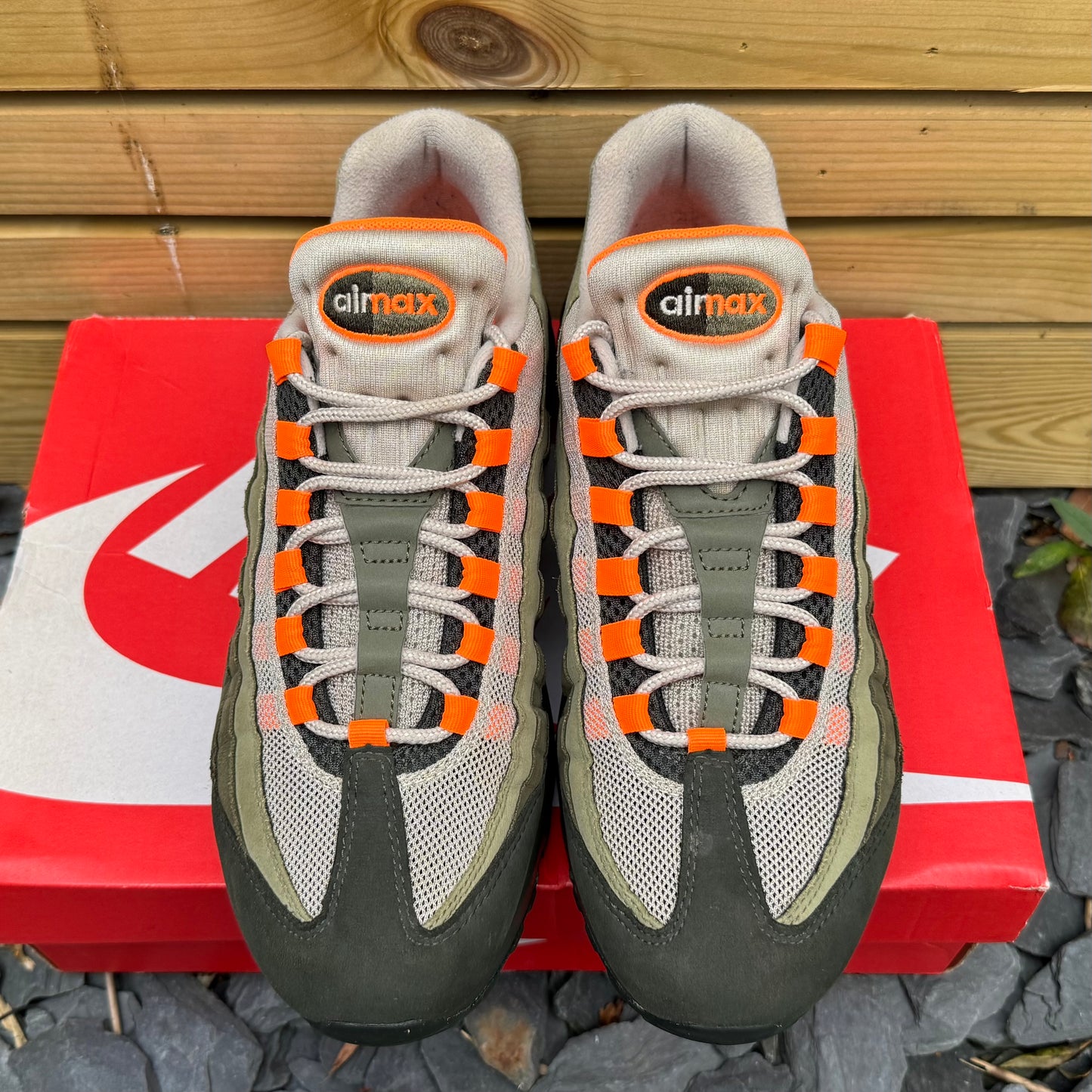 Nike Air Max 95 OG - Neutral Olive  / Total Orange - UK8