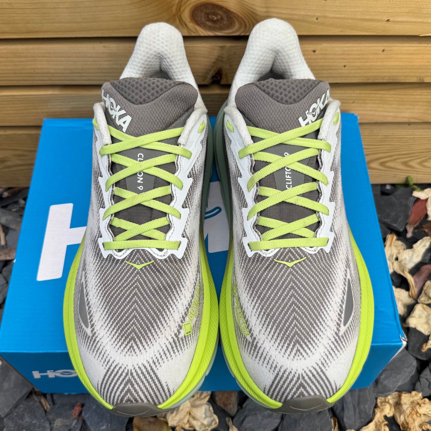 Hoka Clifton 9 Gore-Tex - Slate / Aloe Vera / Neutral - UK10