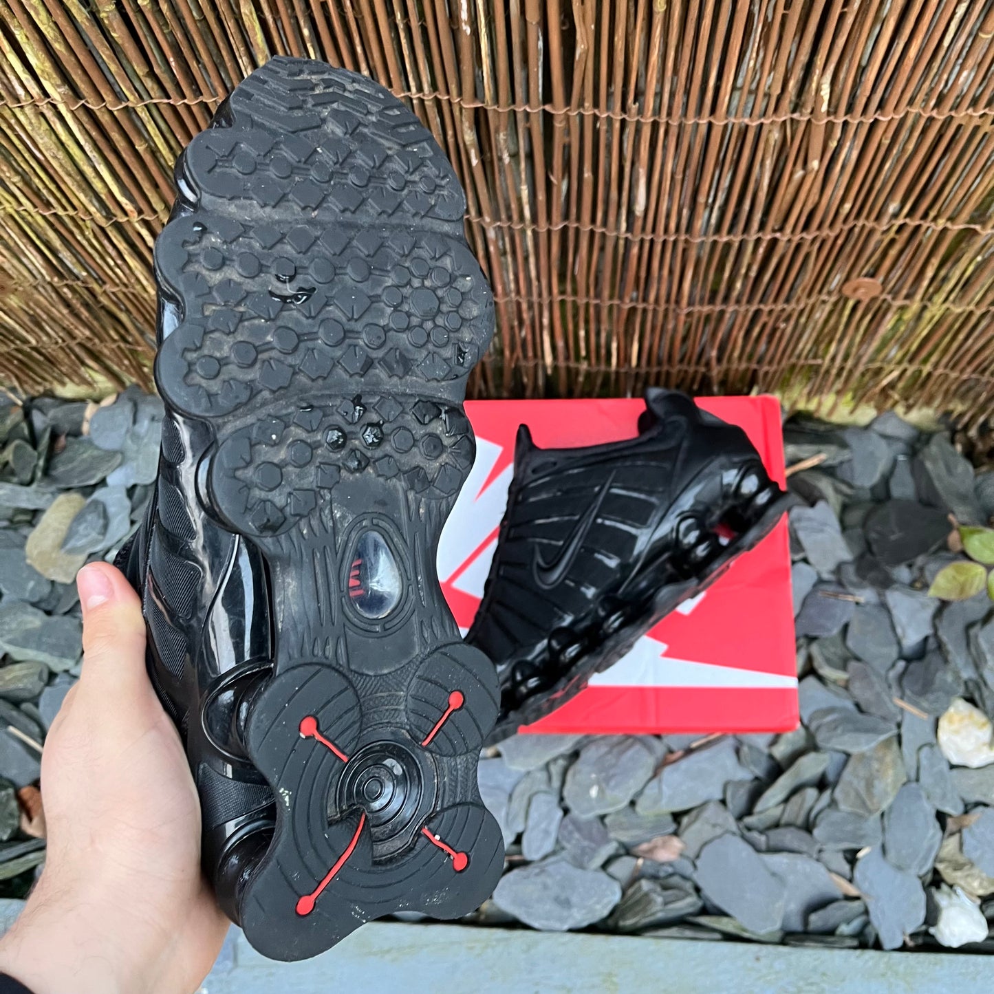 Nike Shox TL Triple Black UK9