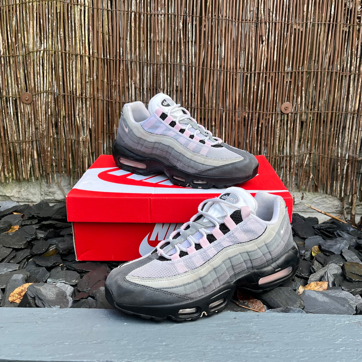 Nike Air Max 95 OG Gunsmoke / Pink Foam UK 8.5