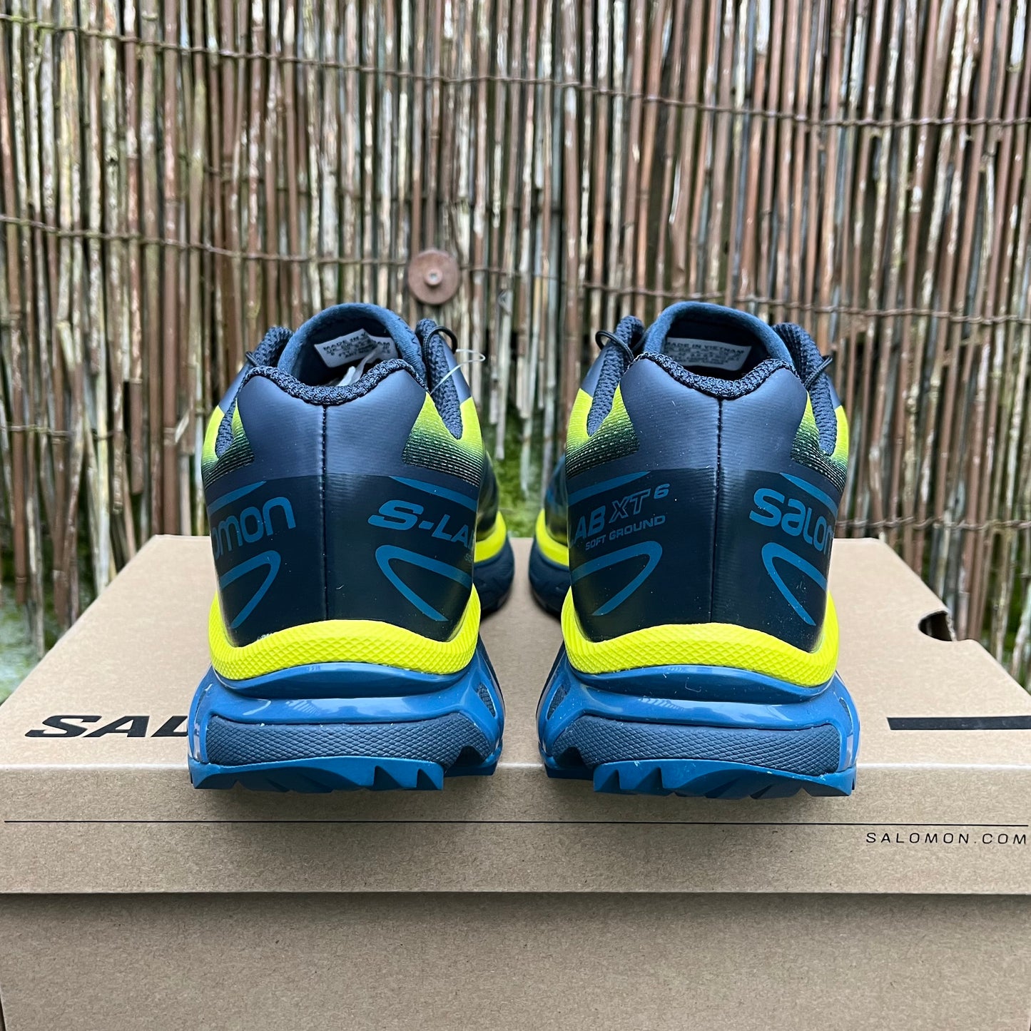 Salomon XT-6 Skyline - Carbon / Sunny Lime / Sulphur Spring - UK8 - Brand New