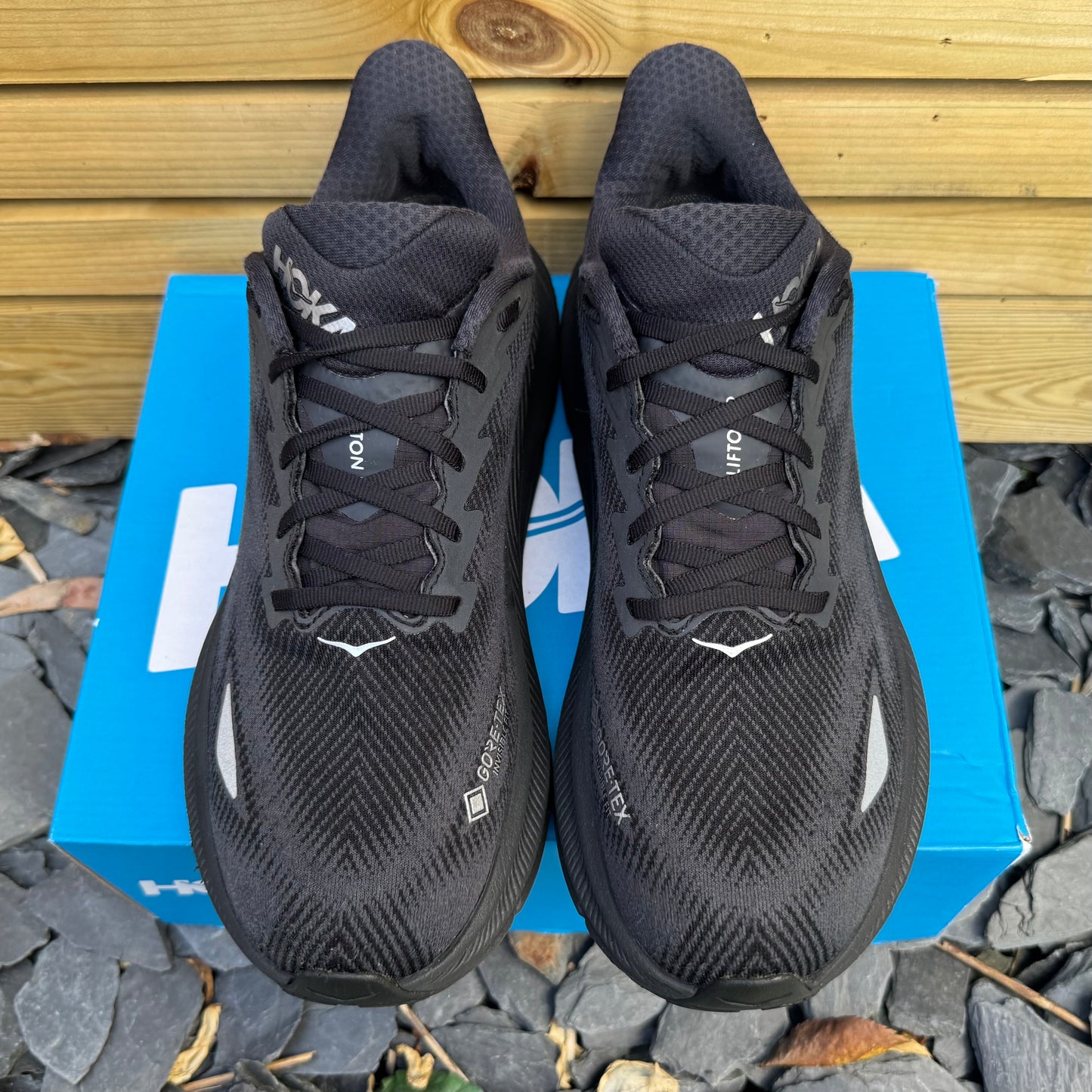 Hoka Clifton 9 Gore-Tex - Black Reflect - UK10