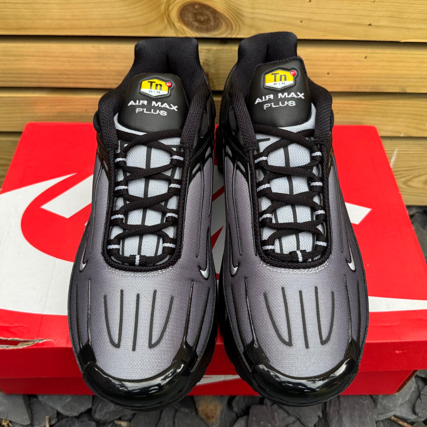Nike Air Max Plus TN 3 - Black / Wolf Grey - UK8.5