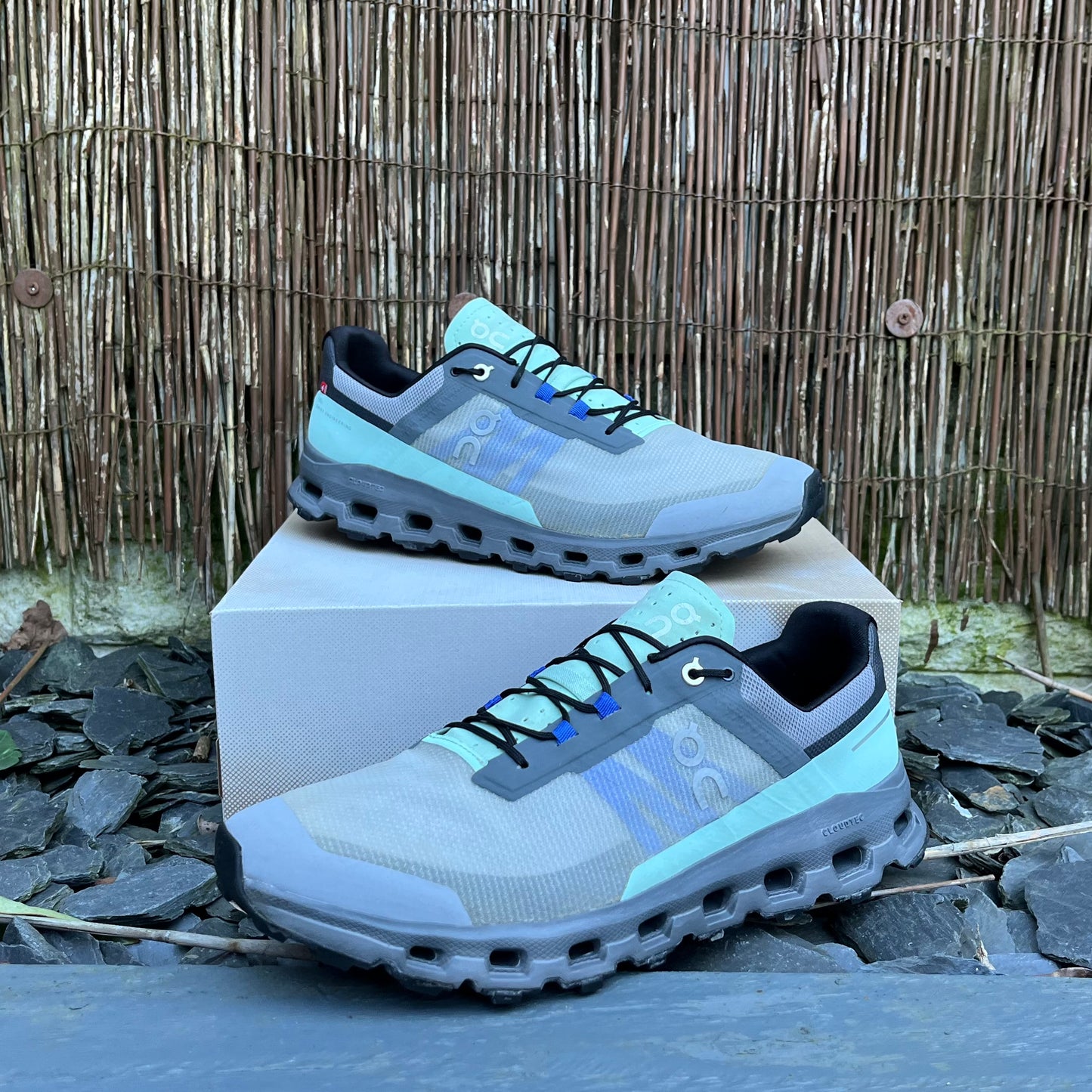 On Running CloudVista - Alloy / Mint - UK11