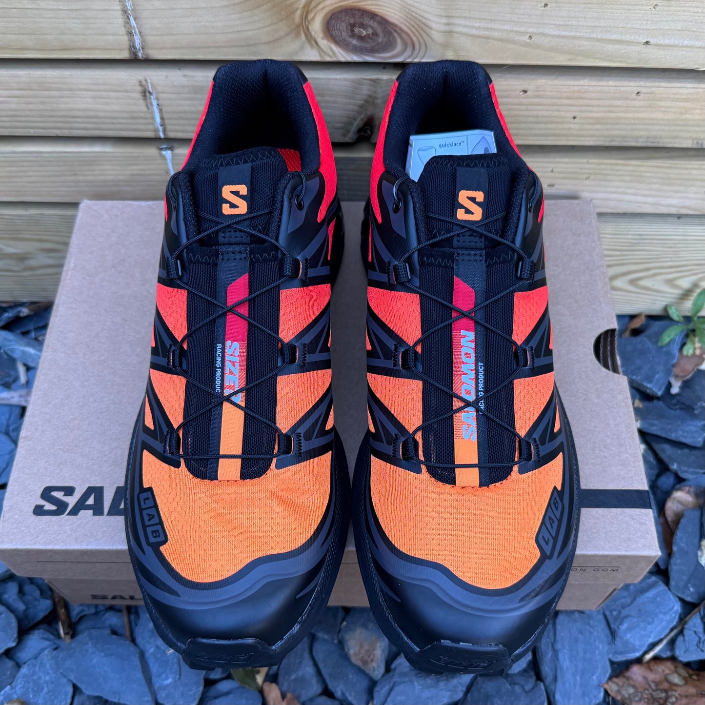 Salomon XT-6 (Size? Exclusive) - Black / Phantom / Turmeric - Multiple Sizes - Brand New