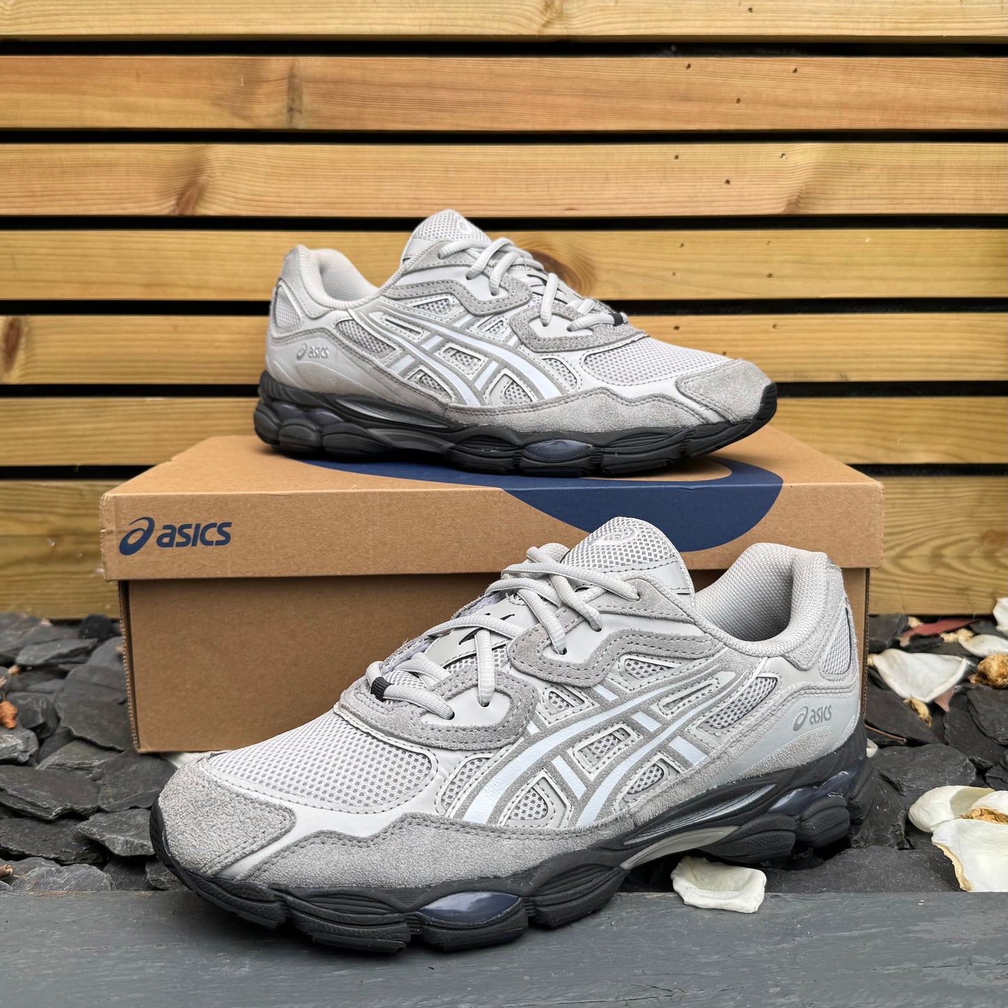 Asics Gel-NYC - Mid Grey / Sheet Rock - UK9.5