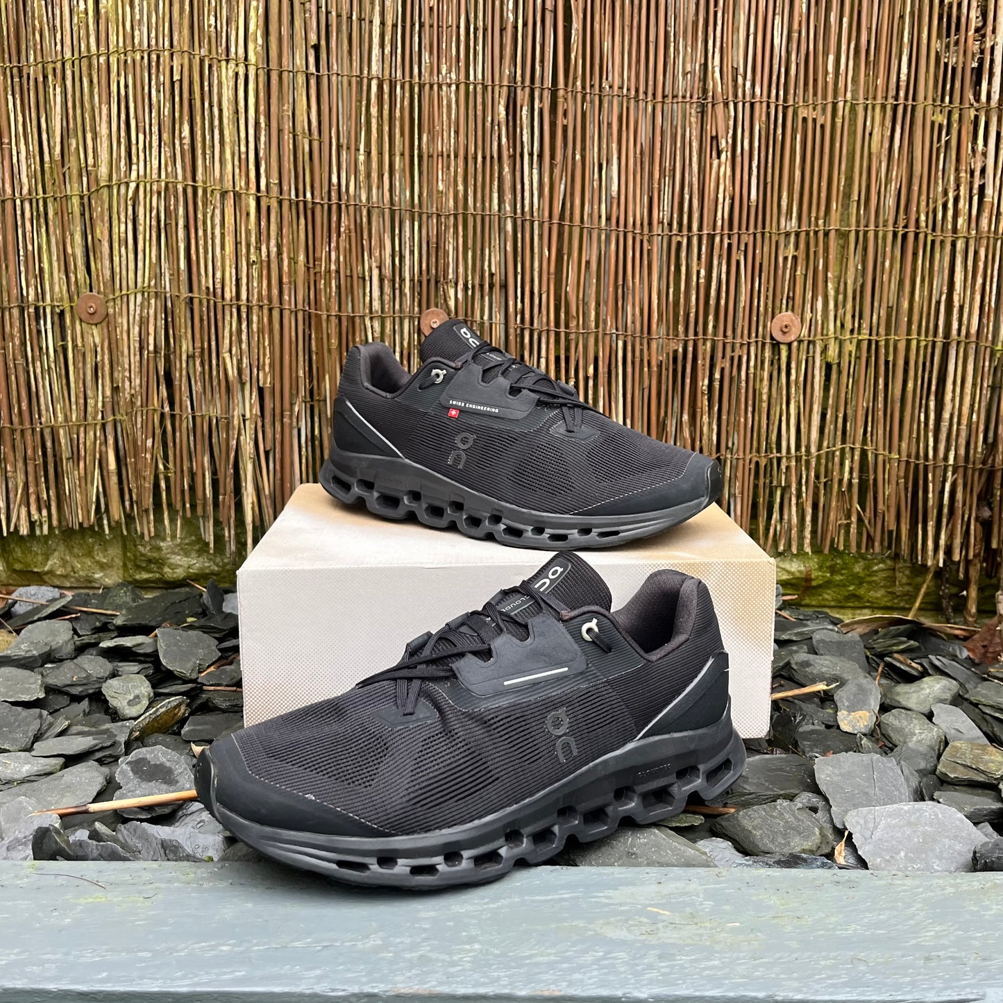 On Running CloudStratus 2 - Triple Black - UK10.5