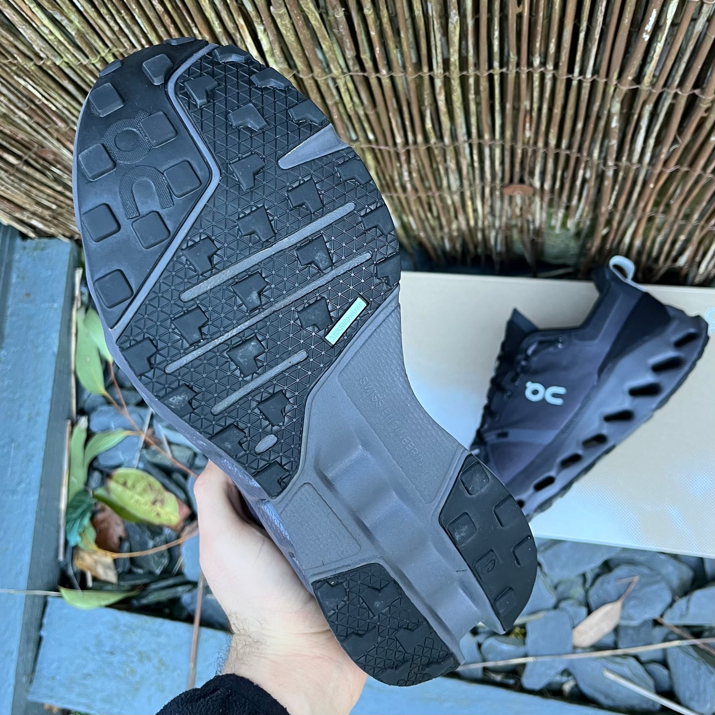 On Running CloudSurfer Trail Waterproof - Black Eclipse - UK8.5
