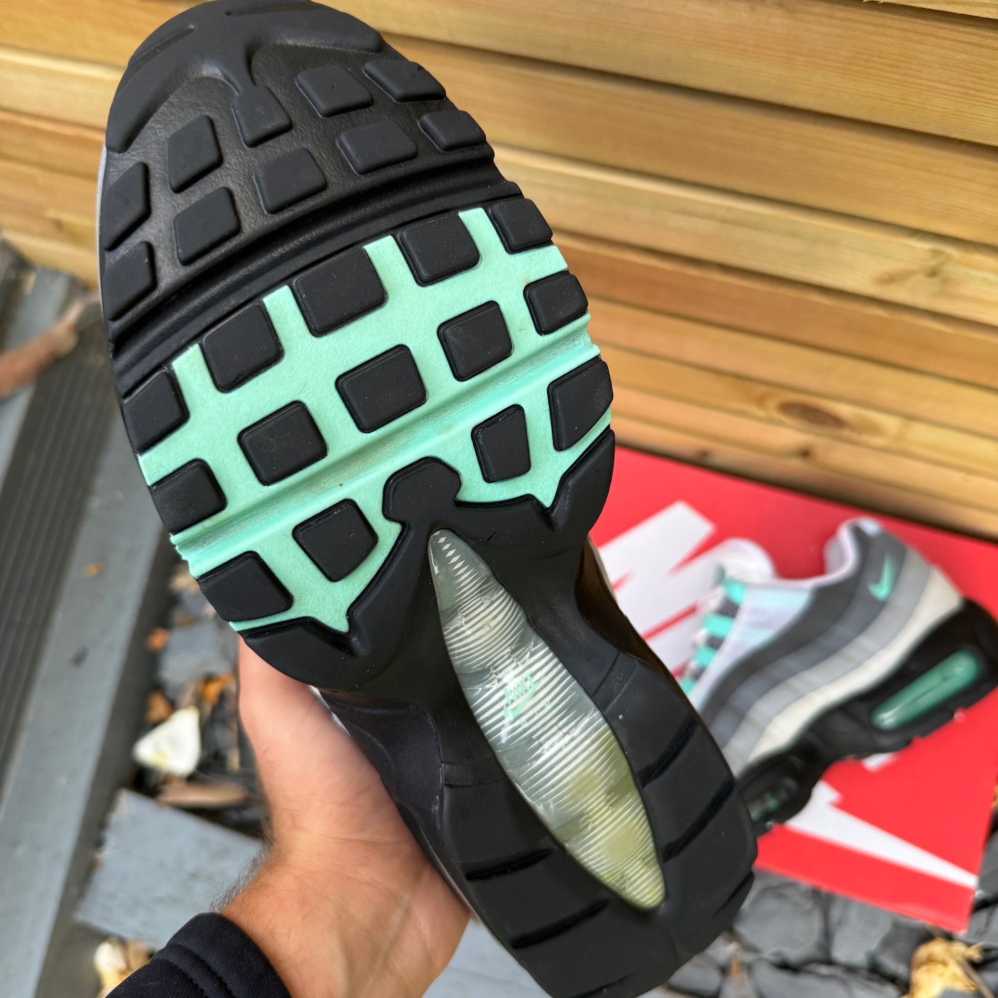 Nike Air Max 95 JD Exclusive - Hyper Turquoise - UK8.5