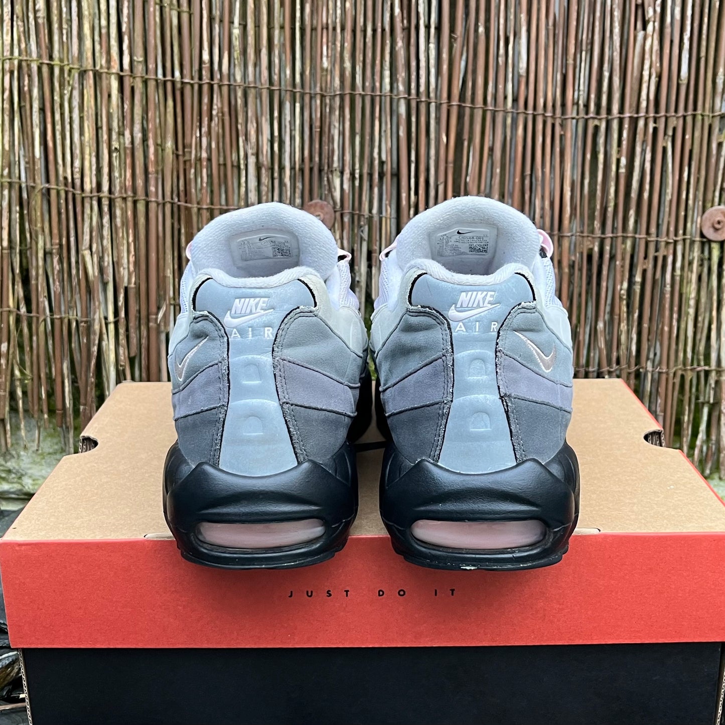 Nike Air Max 95 OG - Gunsmoke / Pink Foam - UK11.5