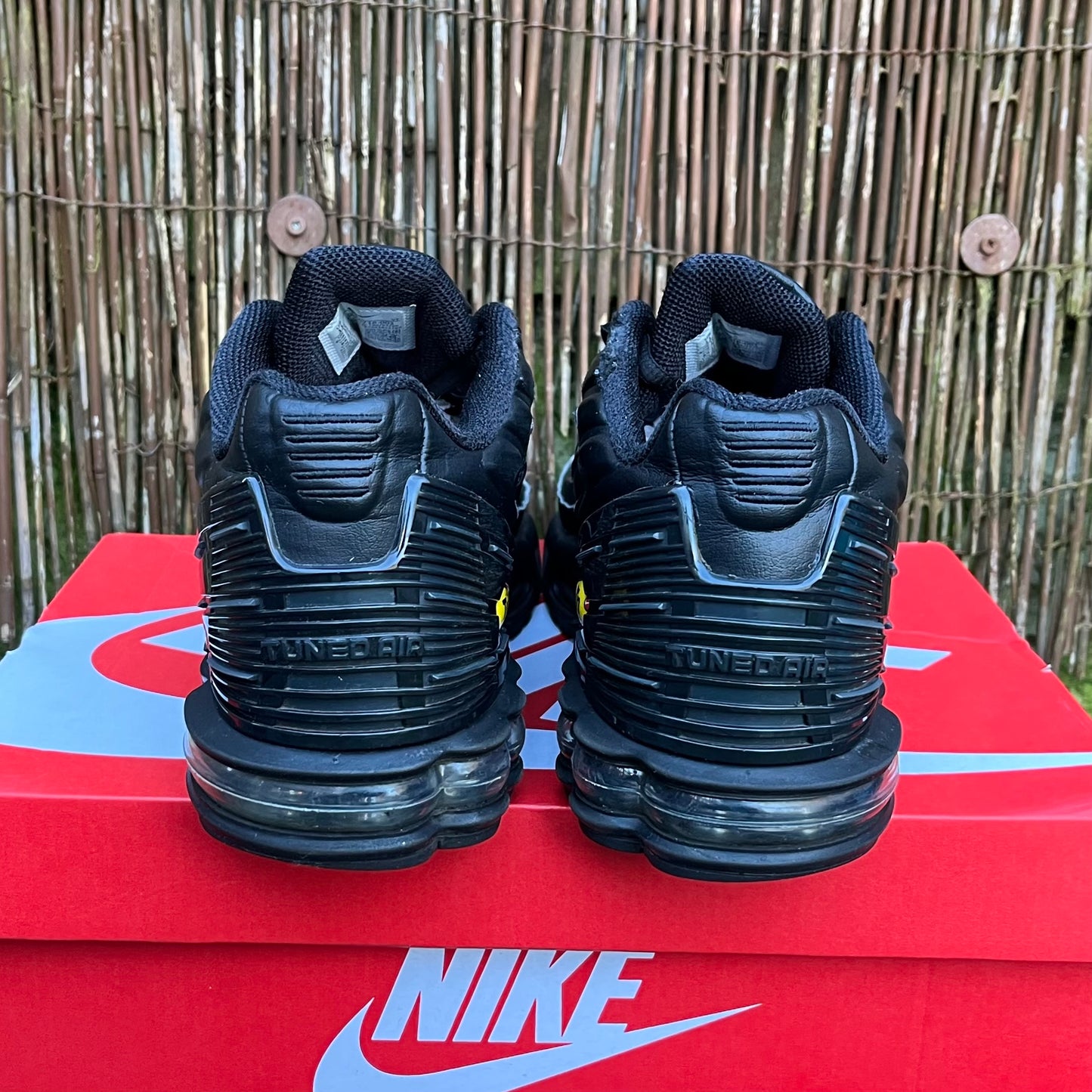 Nike Air Max Plus TN 3 - Black Leather - UK10