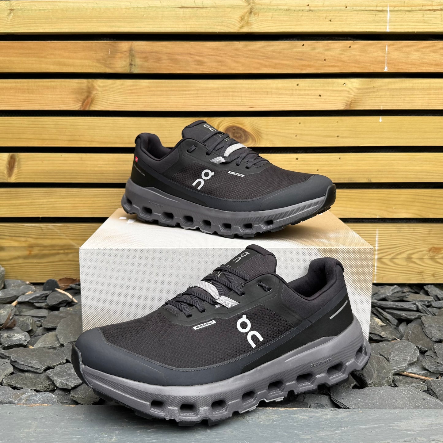 On Running CloudVista 2 Waterproof - Eclipse Black - UK8.5 - Brand New