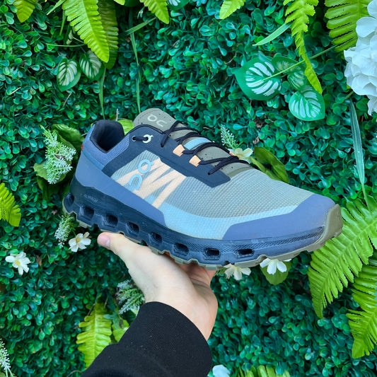On Running CloudVista - Midnight / Olive - UK11