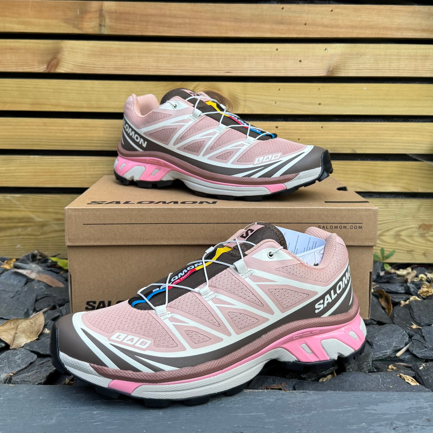 Salomon XT-6 - Mahogany Rose / Earth Brown / Flamingo Pink - Multiple Sizes - Brand New