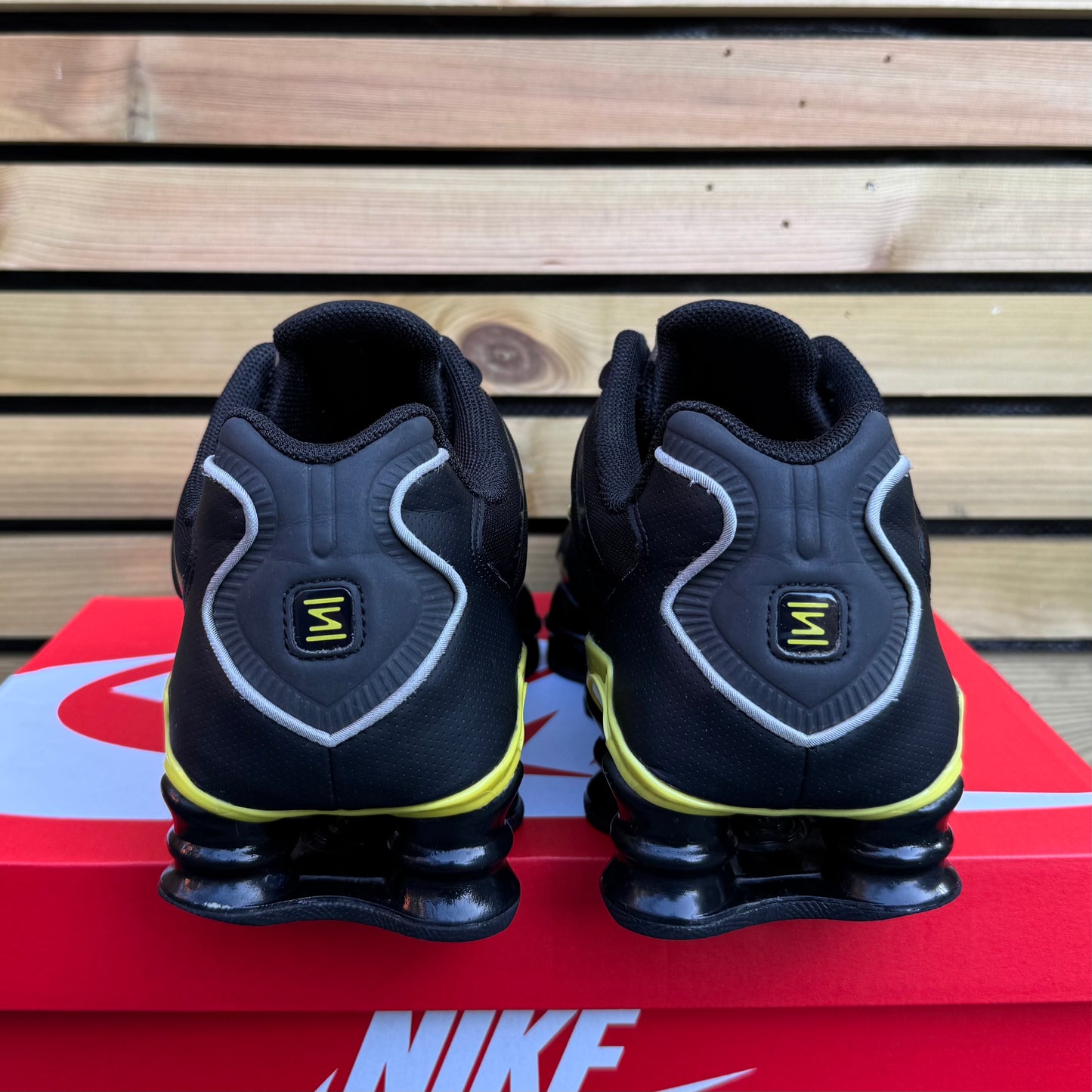 Nike Shox TL - Black / Dynamic Yellow - UK9.5