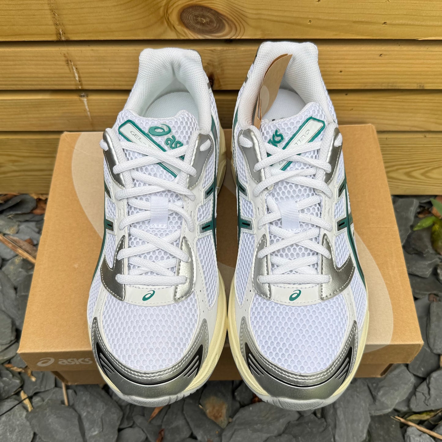 Asics Gel-1130 - White / Rainy Lake - Multiple Sizes - Brand New