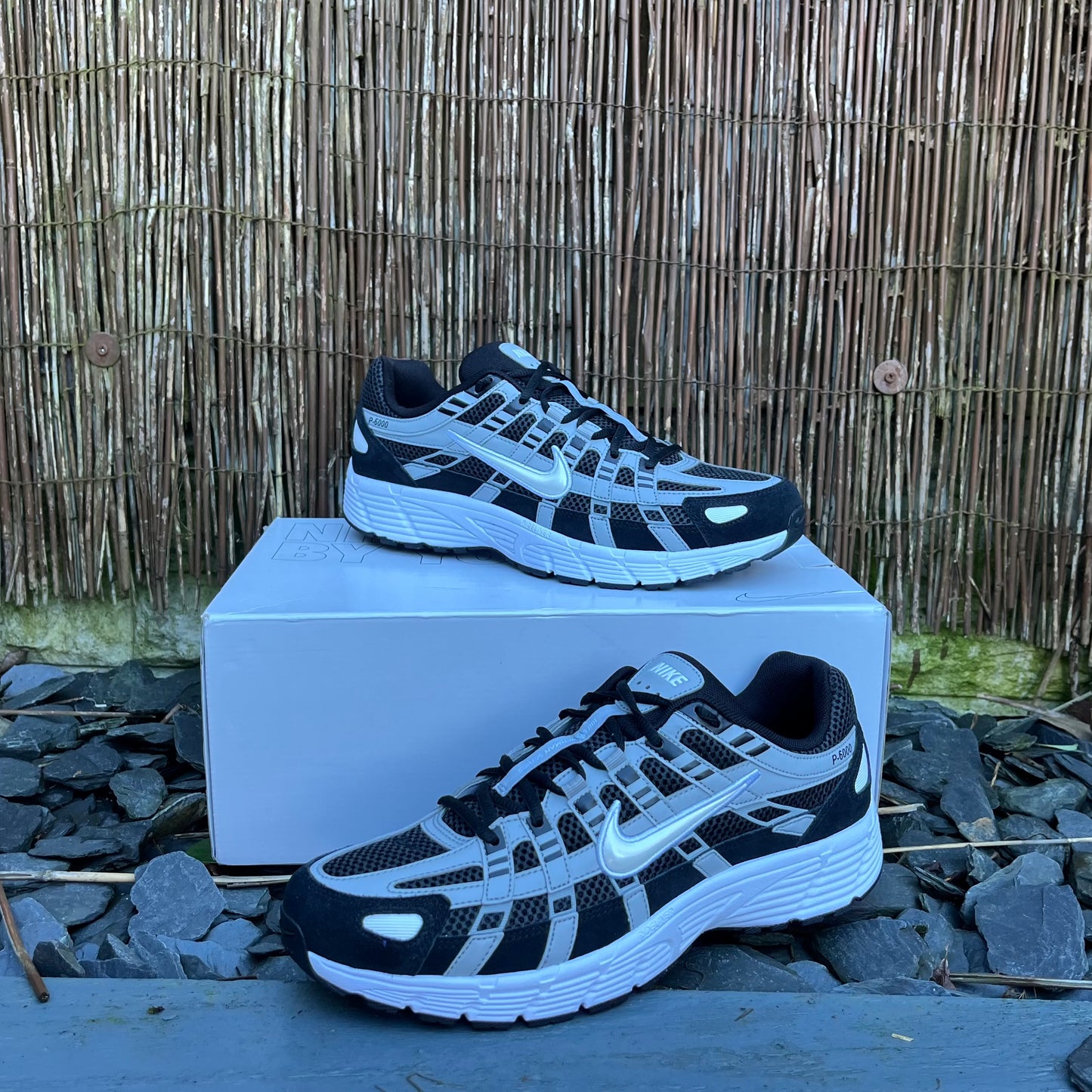 Nike P-6000 ID “Nike By You” - Grey / White / Black - UK9.5