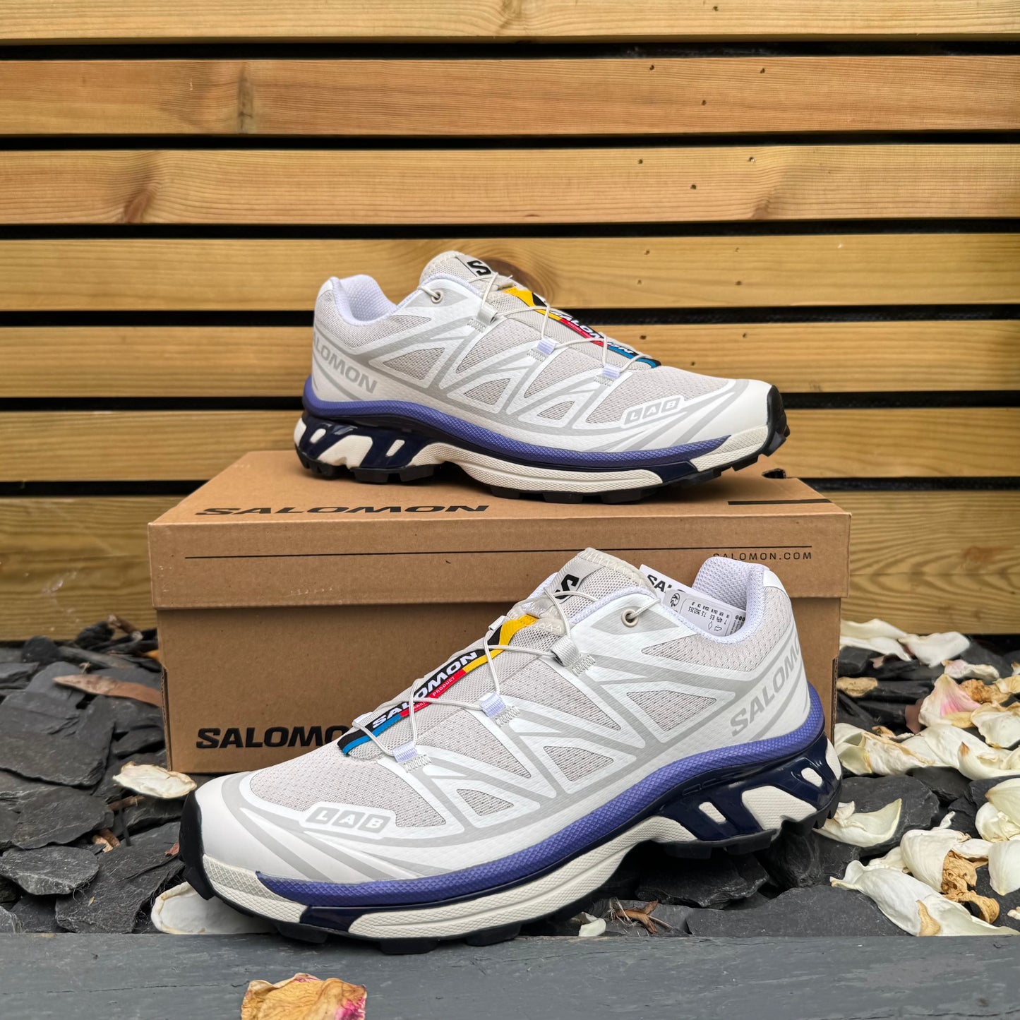 Salomon XT-6 - White / Lunar Rock / Liberty - UK7 - Brand New