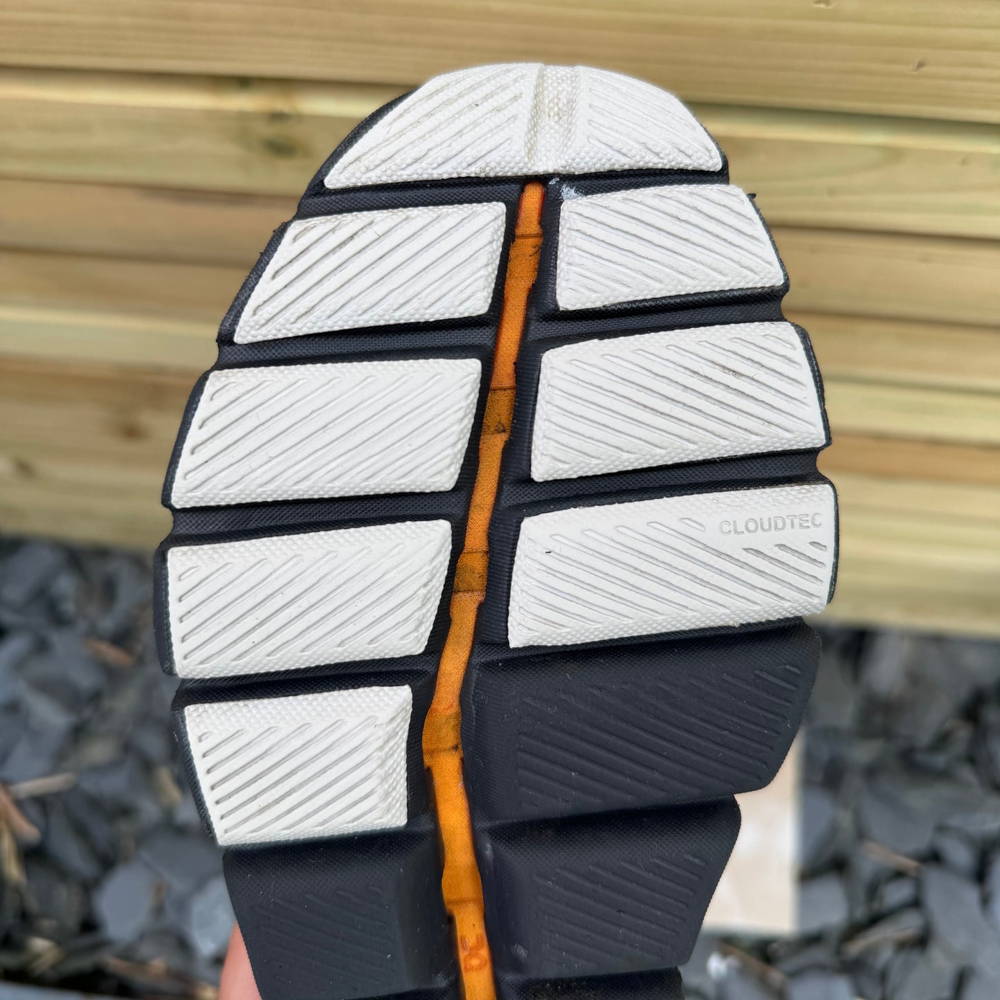 On Running Cloud X 3 Shift - Grey / Turmeric - UK8