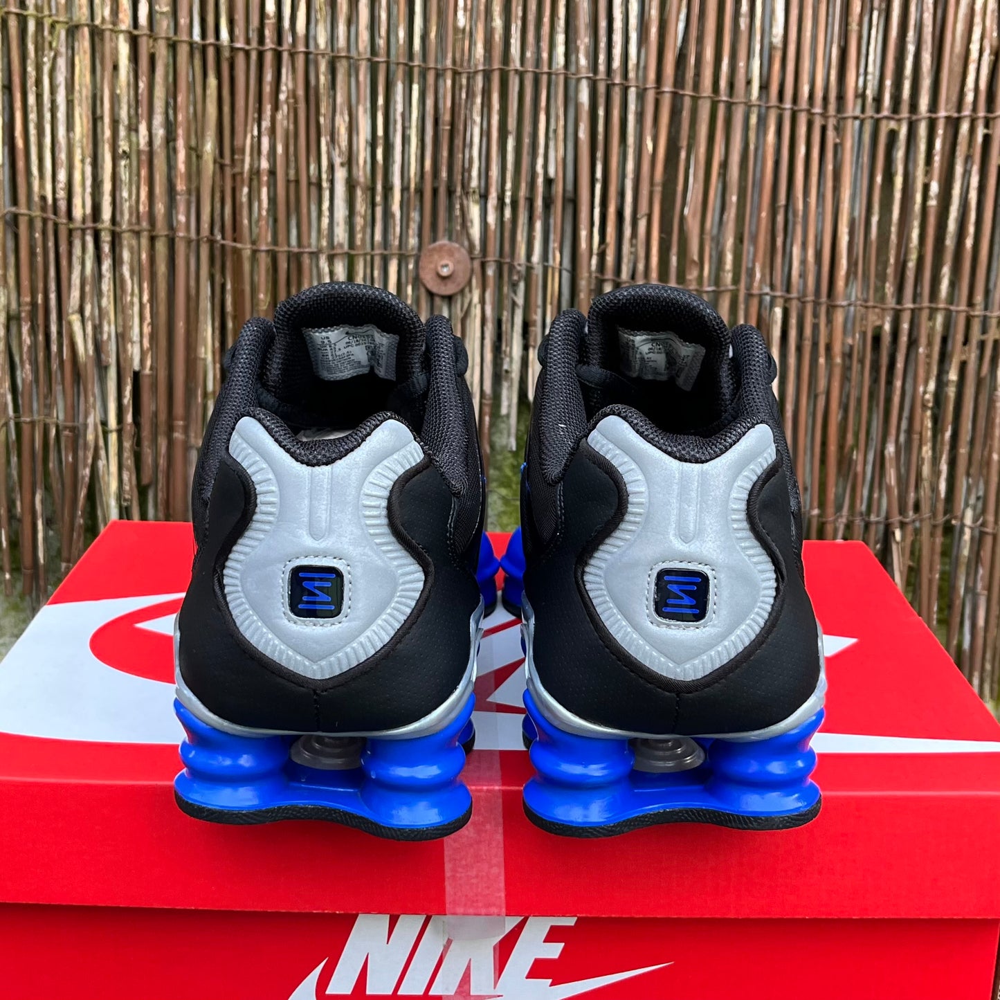 Nike Shox TL - Black / Metallic Silver / Racer Blue - UK8.5