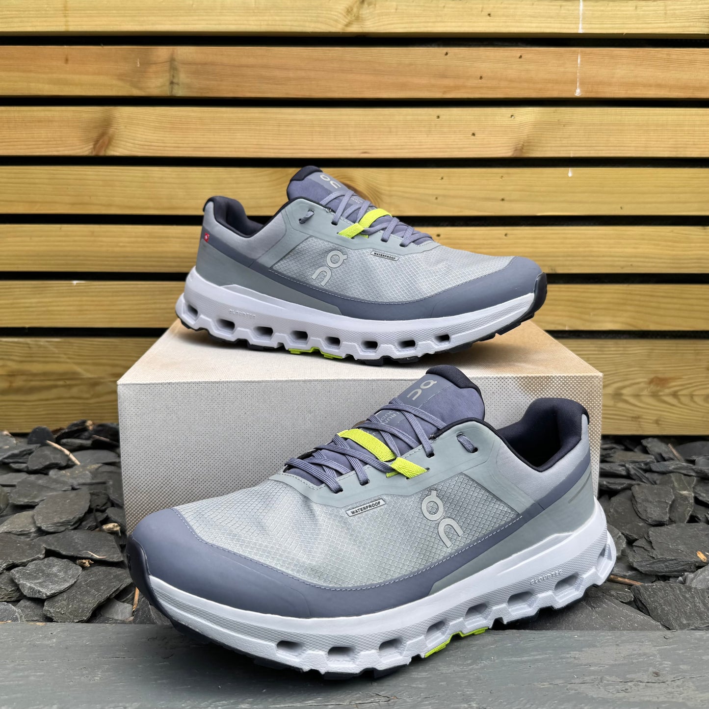 On Running CloudVista 2 Waterproof - Heather / Mist - UK8.5