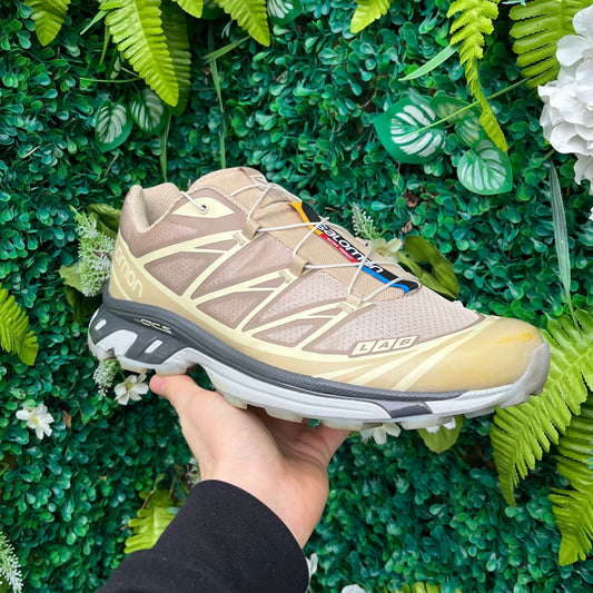 Salomon XT-6 - Vanilla Ice / Clear Safari - UK10.5
