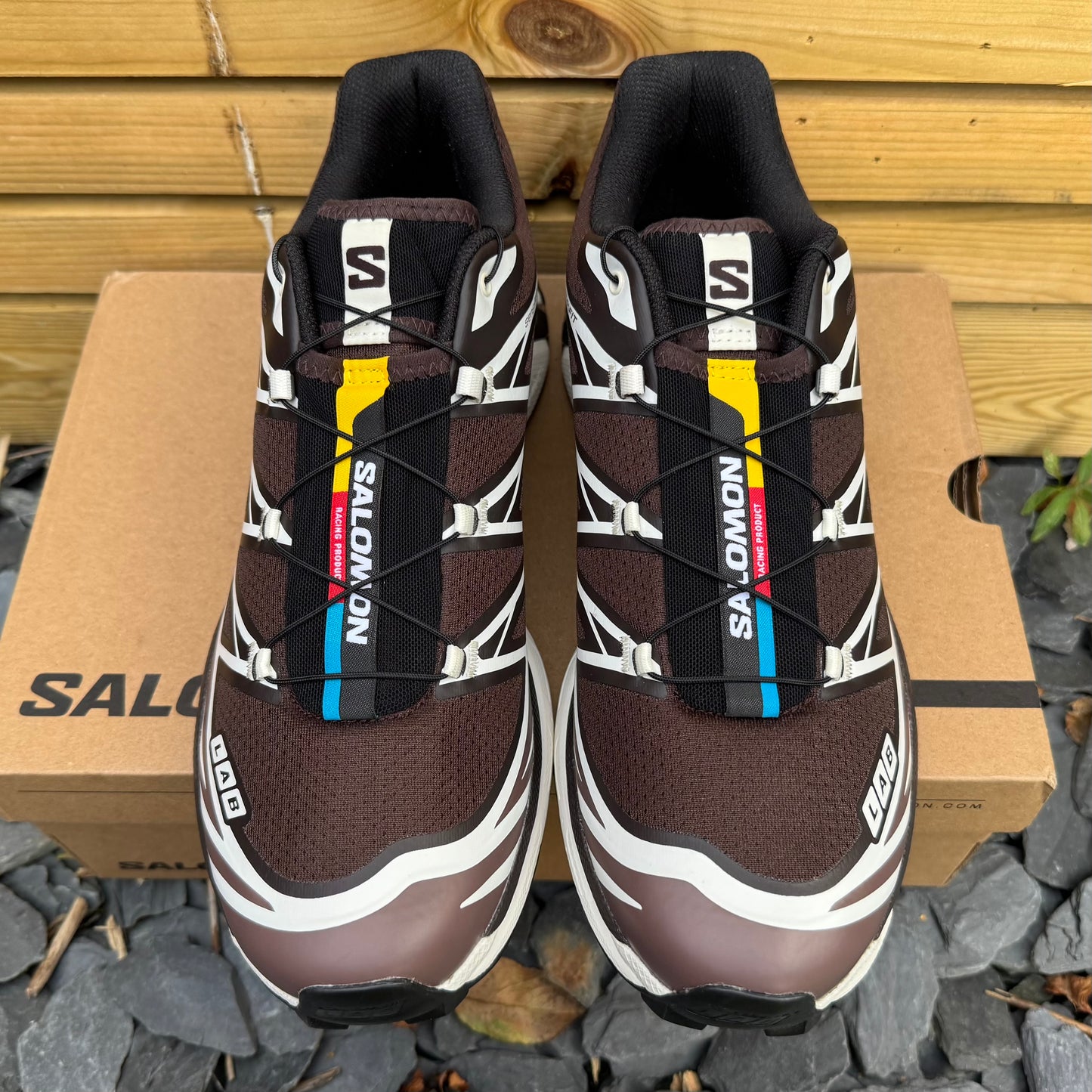 Salomon XT-6 - Black Coffee / French Roast / Vanilla Ice - UK10.5 - Brand New