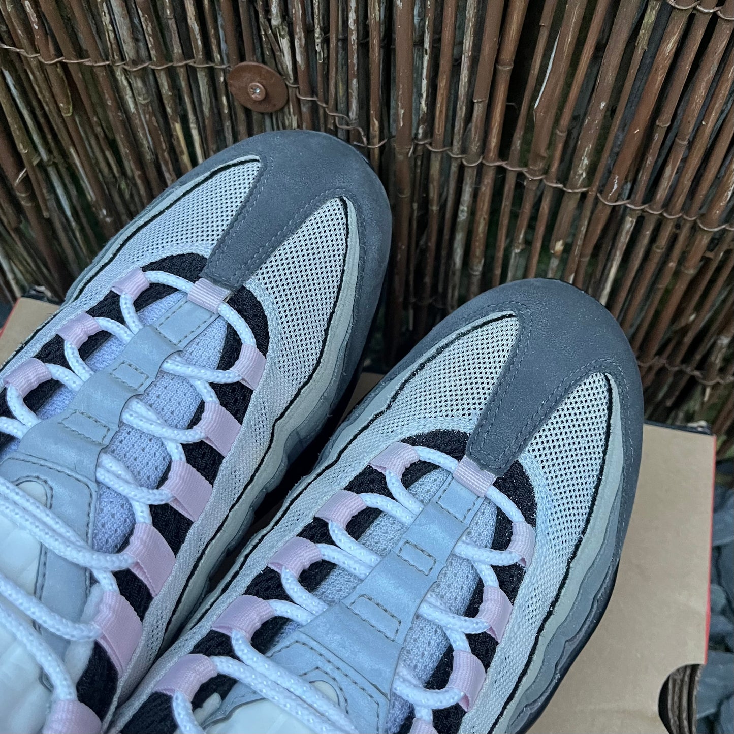 Nike Air Max 95 OG - Gunsmoke / Pink Foam - UK9