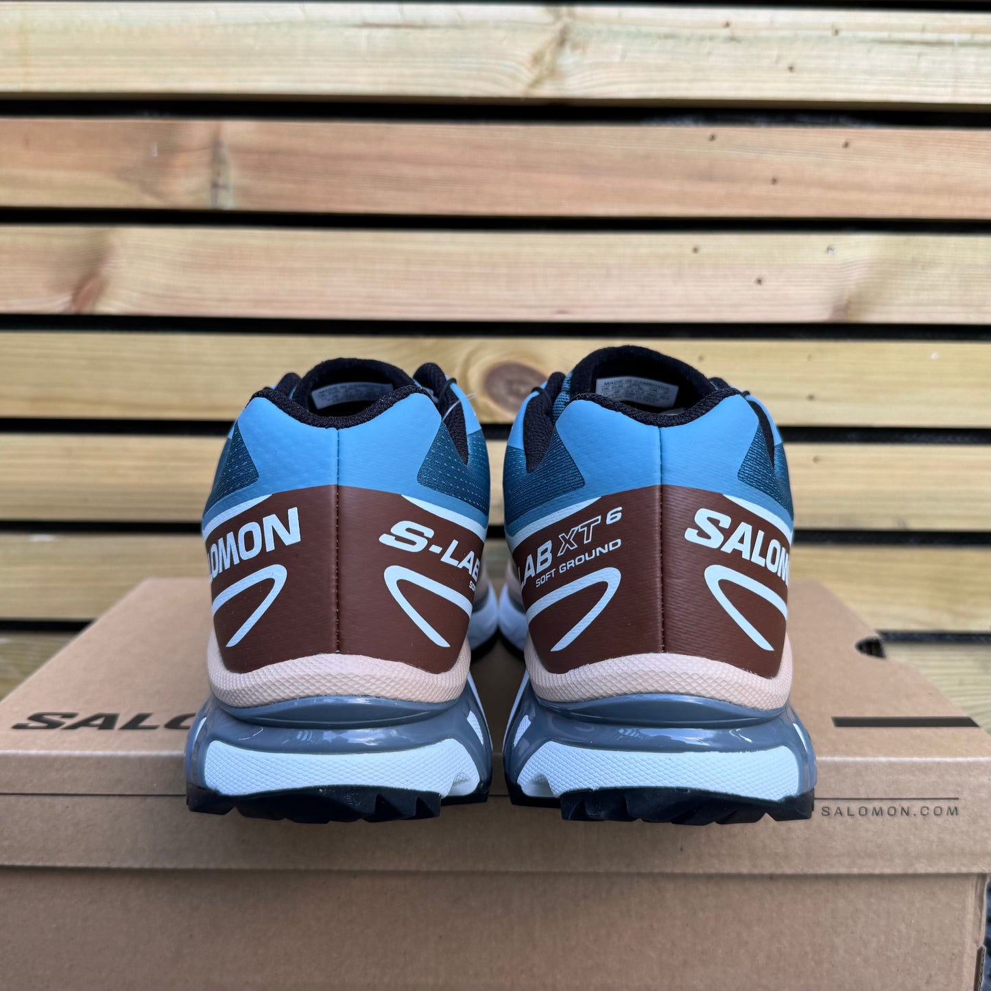 Salomon XT-6 - Aegean Blue / Tortoise Shell / Hazelnut - UK11 - Brand New