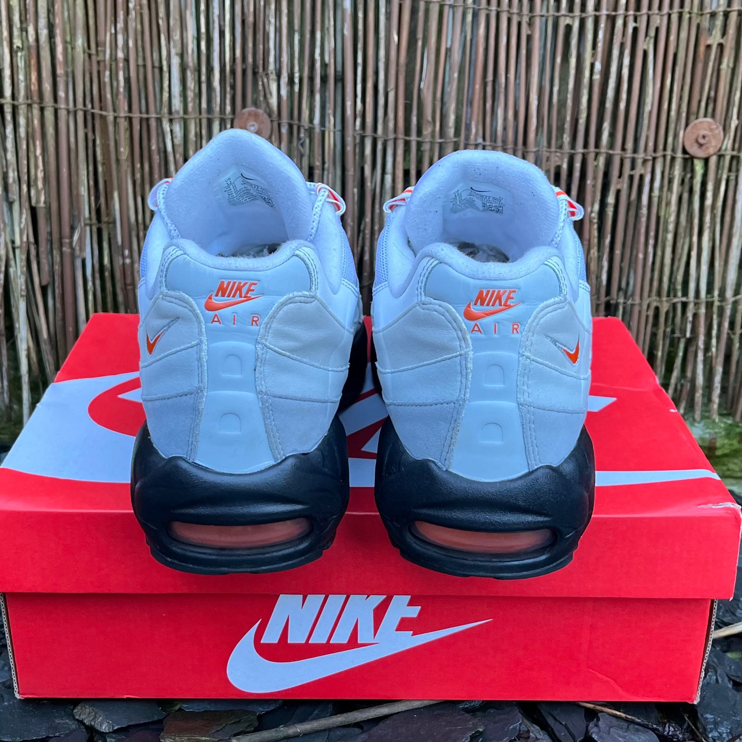 Nike Air Max 95 - Wolf Grey / Safety Orange - UK11