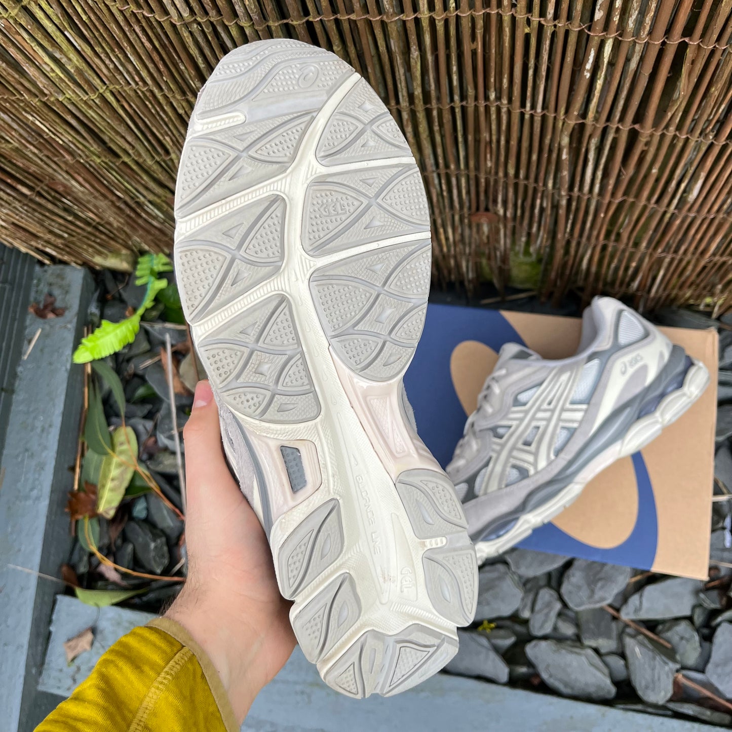 Asics Gel-NYC - Cream / Oyster Grey - UK10