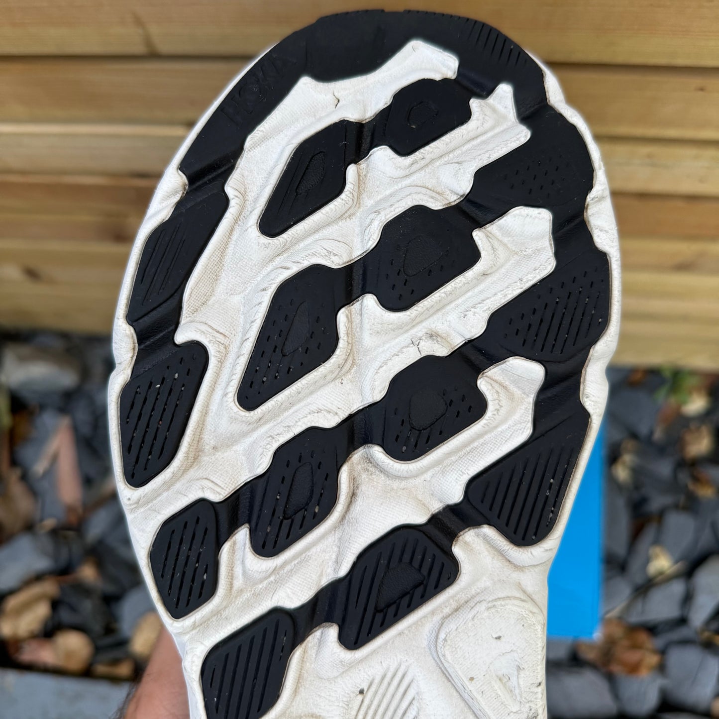 Hoka Clifton 9 - Black / White - UK9