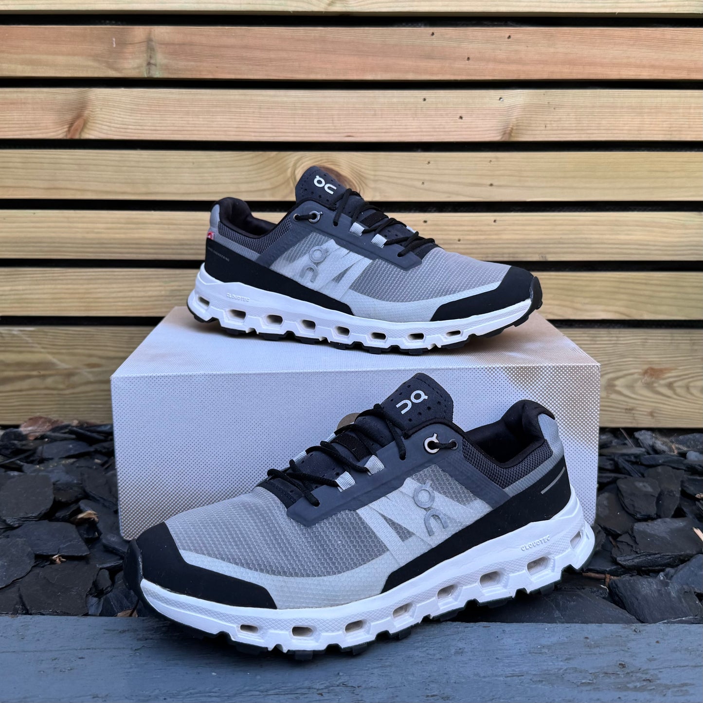 On Running CloudVista - Black / White - UK8