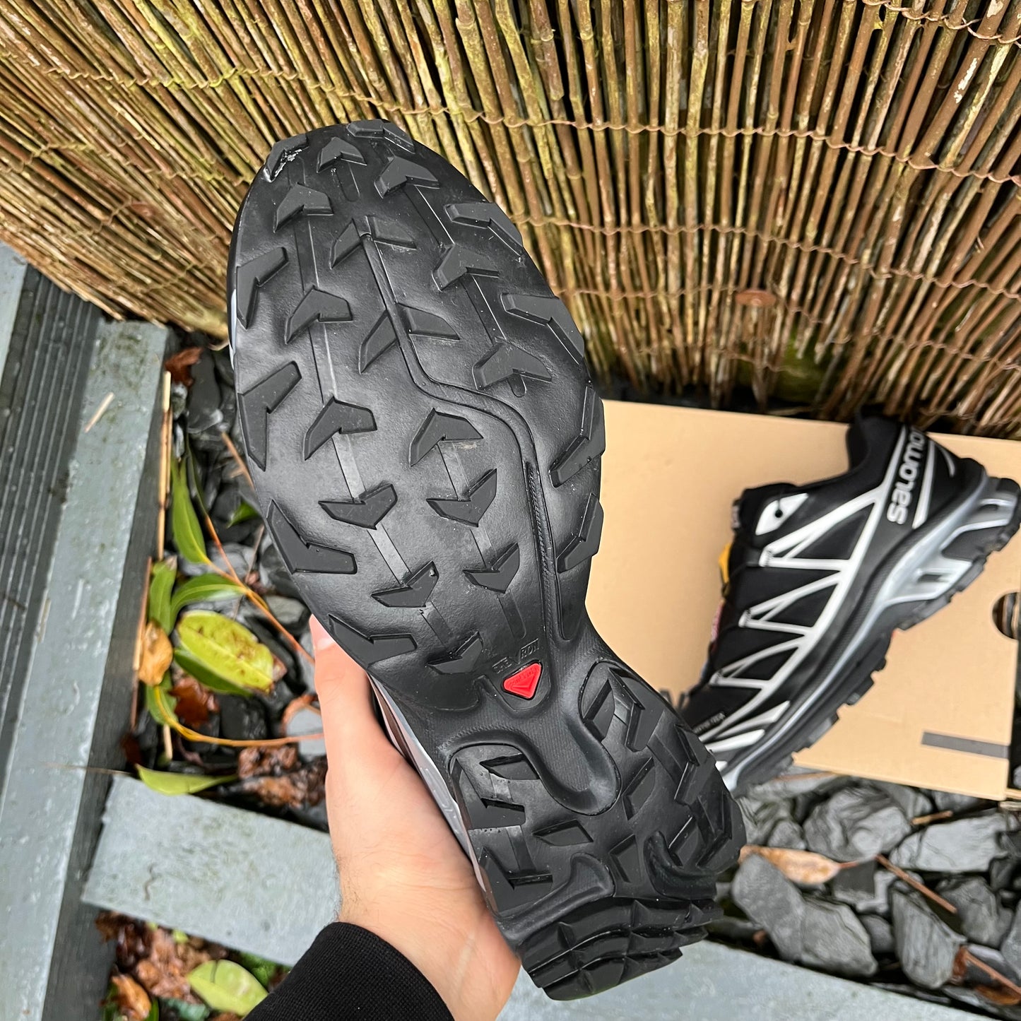 Salomon XT-6 Gore-Tex - Black / Metallic Sliver - UK9