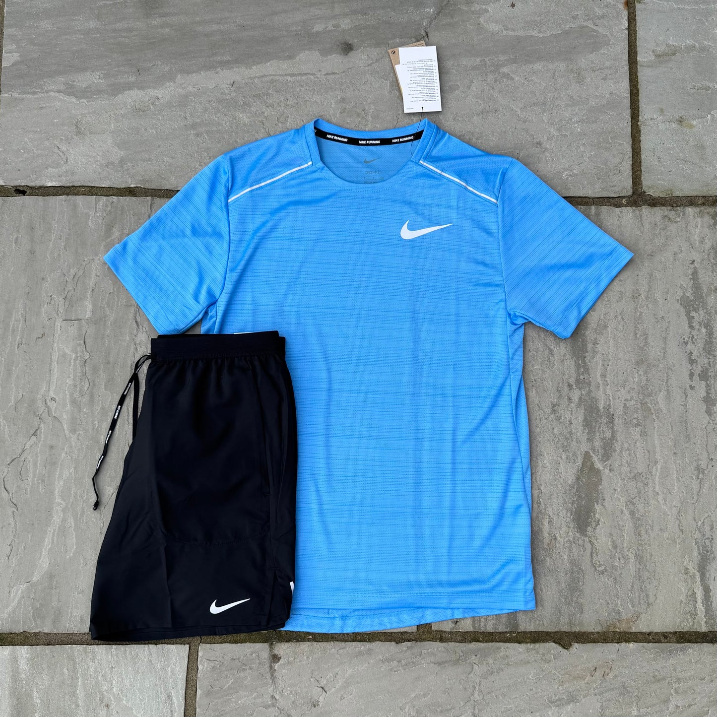 Nike Miler 1.0 - University Blue & Black Flex Strides Shorts - Brand New - Multiple Sizes