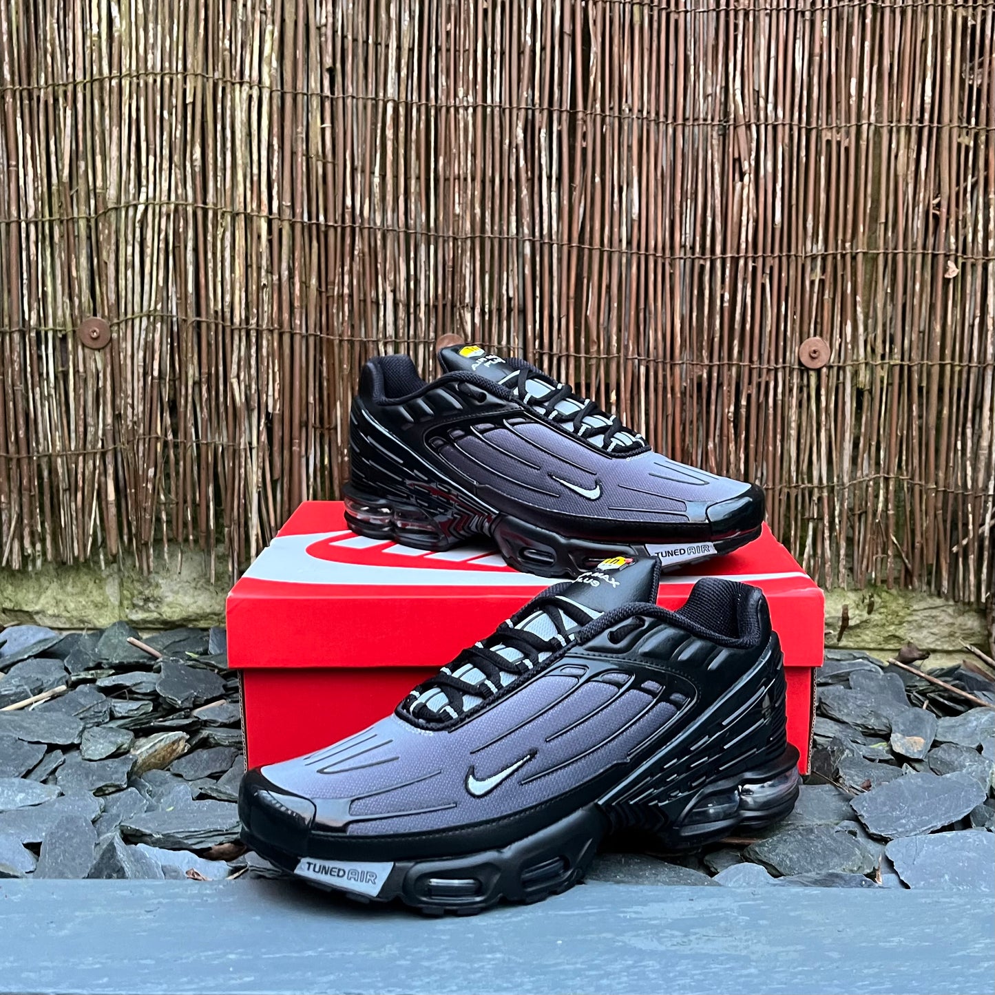 Nike Air Max Plus TN 3 - Black / Wolf Grey - UK9.5