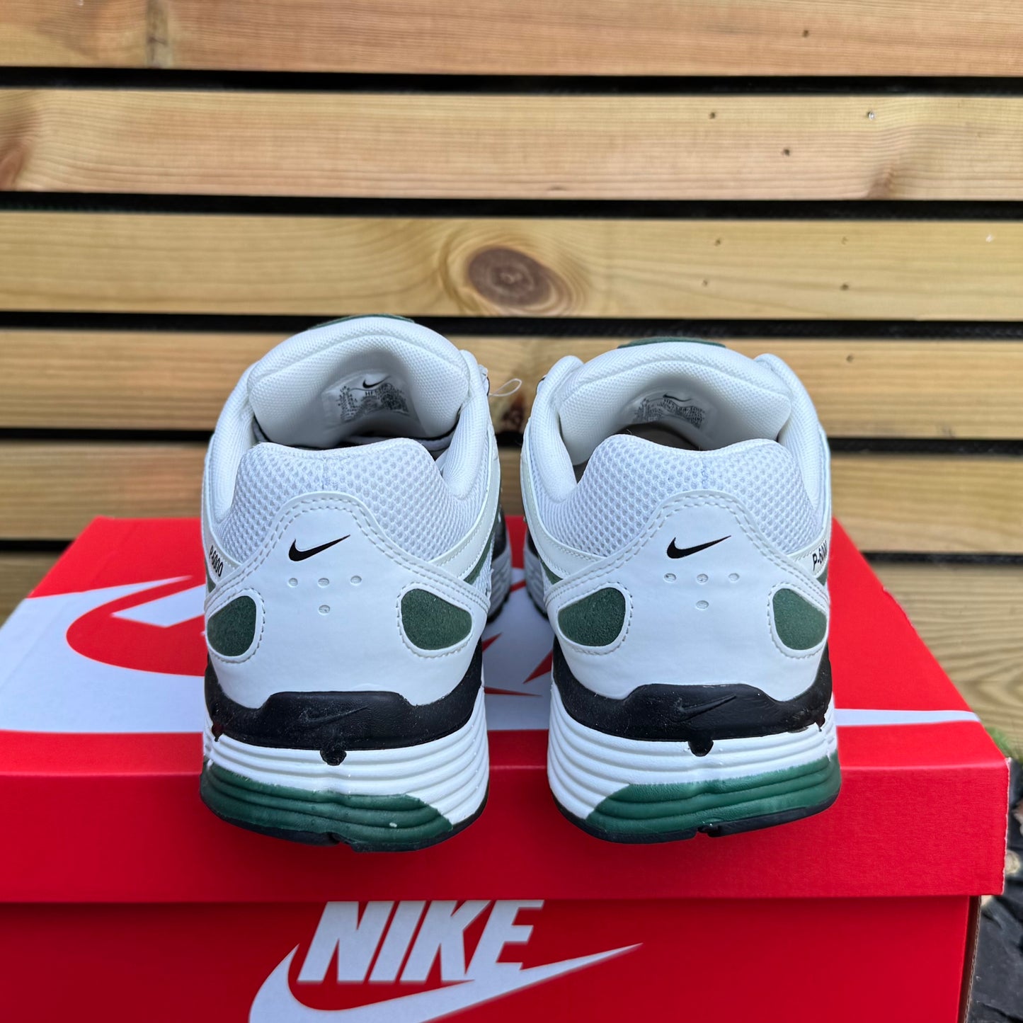 Nike P-6000 - Summit White / Fir Green - UK9 - Brand New