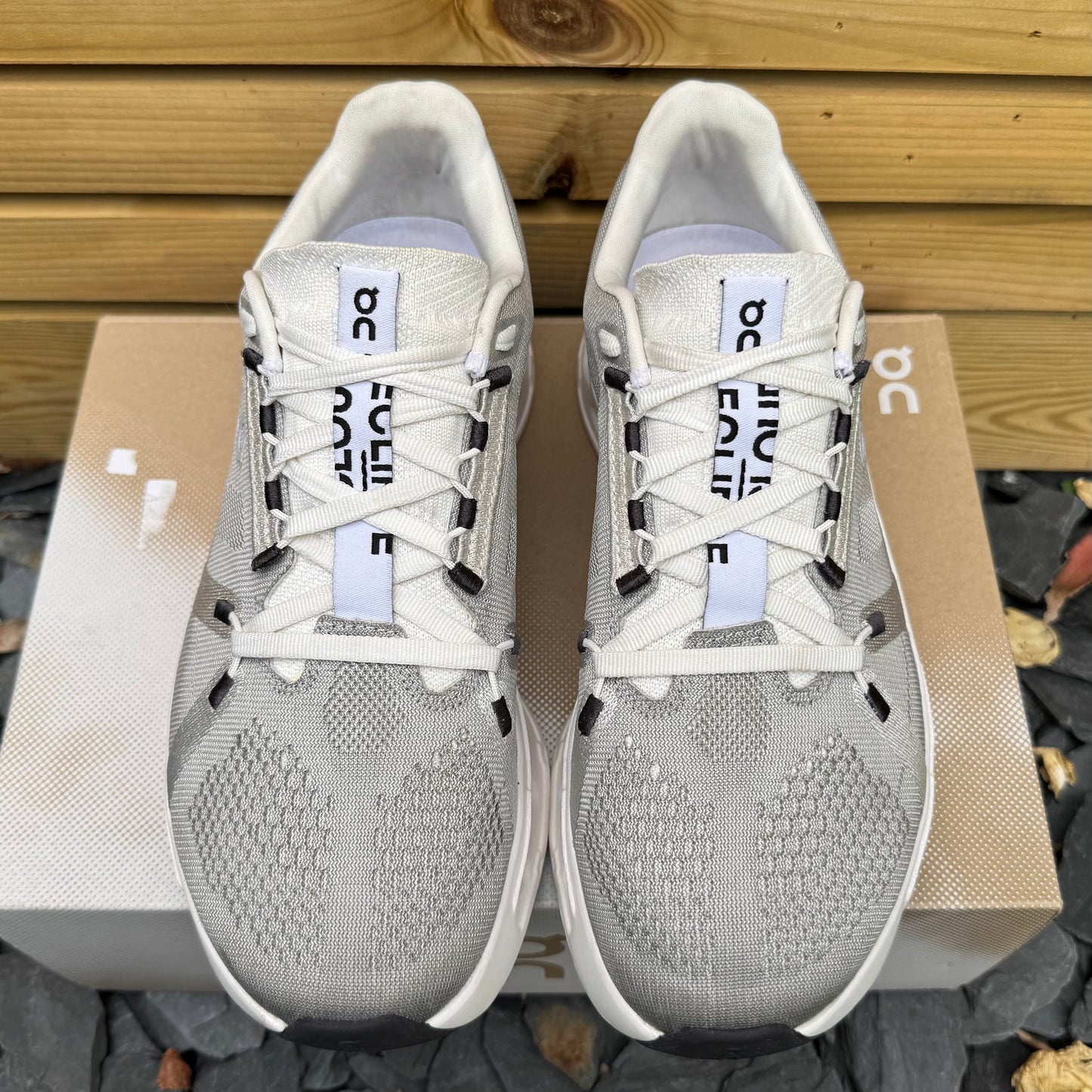 On Running CloudEclipse - Alloy White - UK7.5