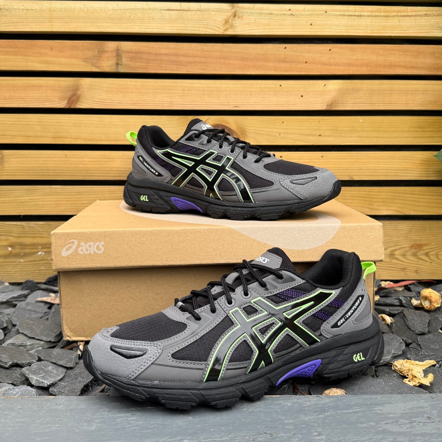 Asics Gel-Venture 6 - Carbon / Black - UK8.5