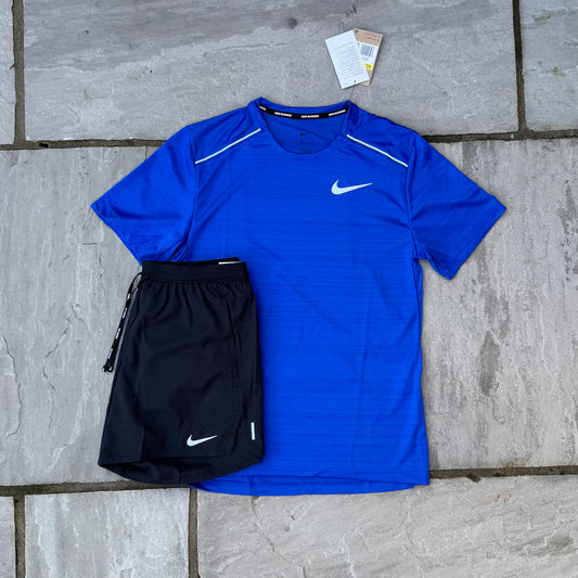 Nike Miler 1.0 - Royal Blue & Black Flex Strides Shorts - Brand New - Multiple Sizes