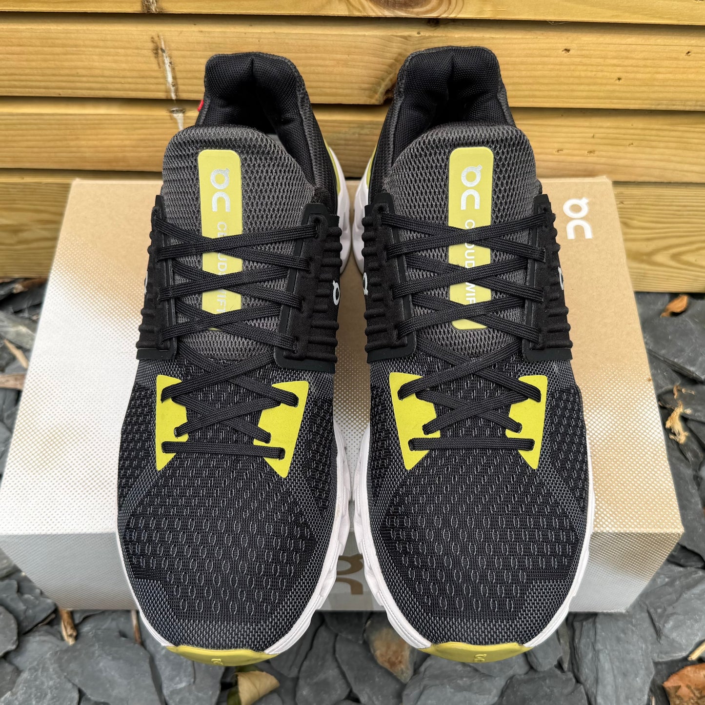On Running CloudSwift 2.0 - Magnet Black / Citron Yellow - UK9
