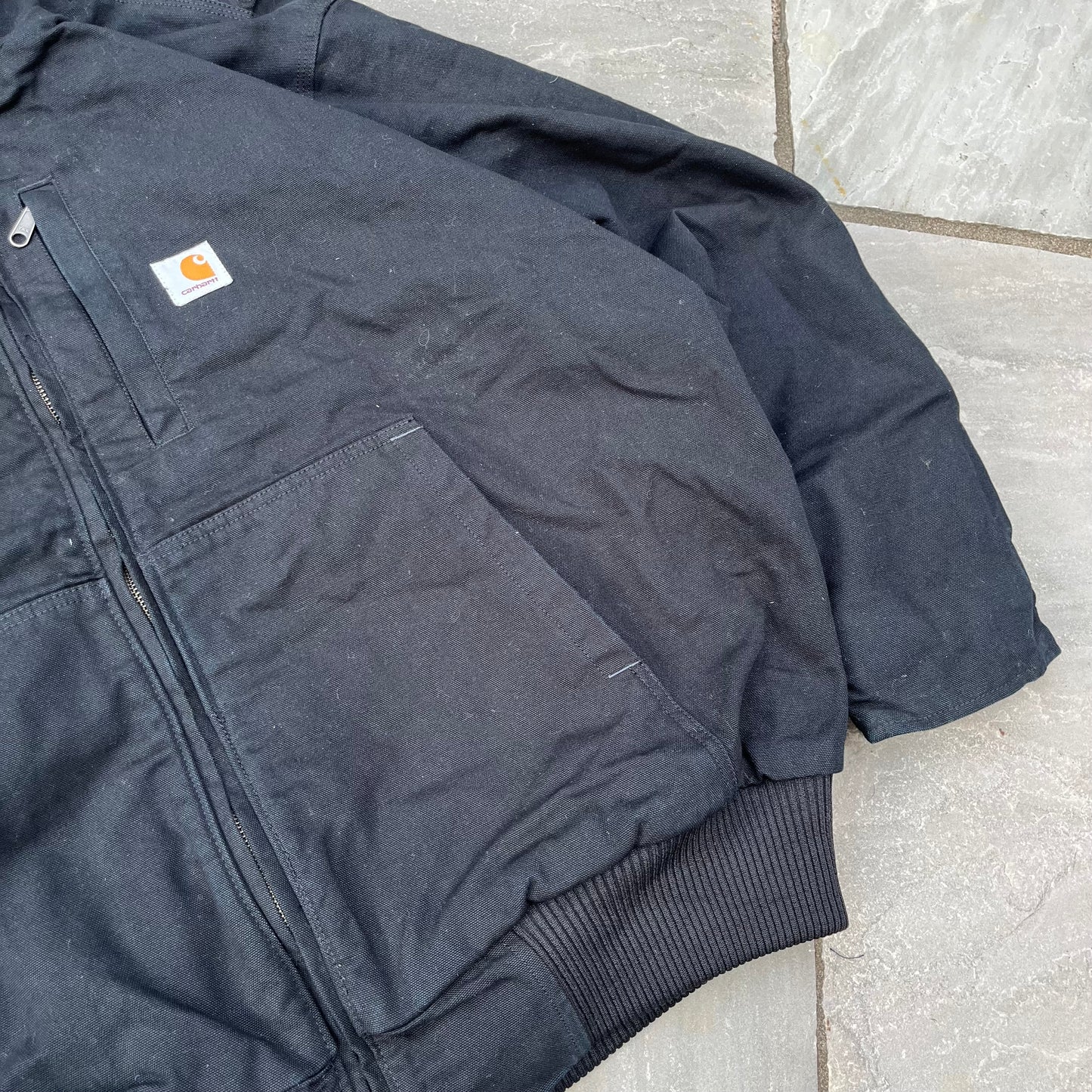 Carhartt Full Swing Fleece-Lined Active Jacket Black Ducks Back
