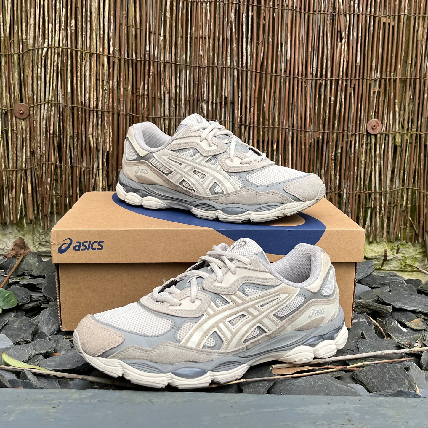 Asics Gel-NYC - Cream / Oyster Grey - UK8.5
