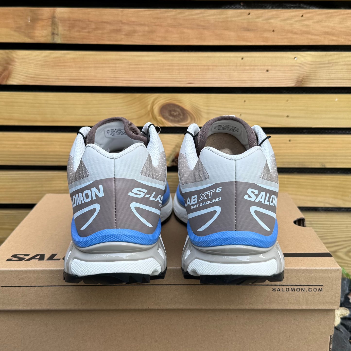 Salomon XT-6 - Sliver Cloud / Iron / Ultramarine - UK10 - Brand New