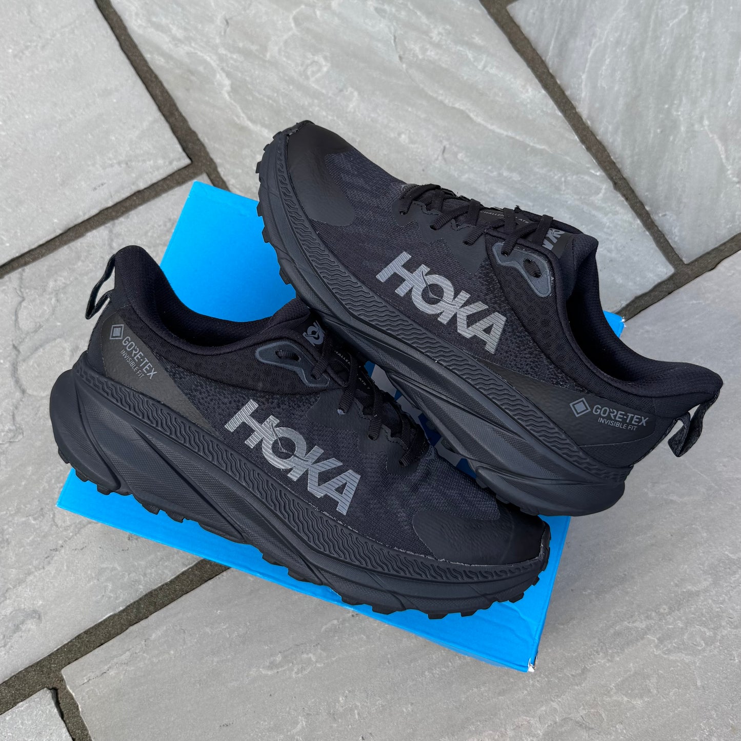 Hoka Challenger 7 Gore-Tex - Triple Black - UK10