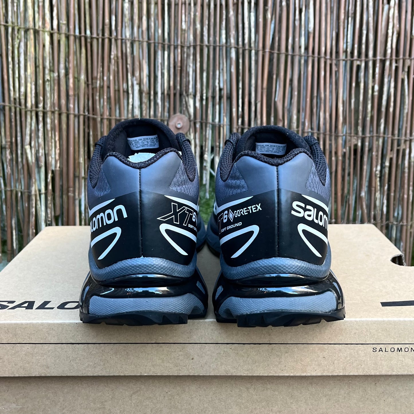 Salomon XT-6 Gore-Tex - Black / Ebony / Moon Rock - UK8.5
