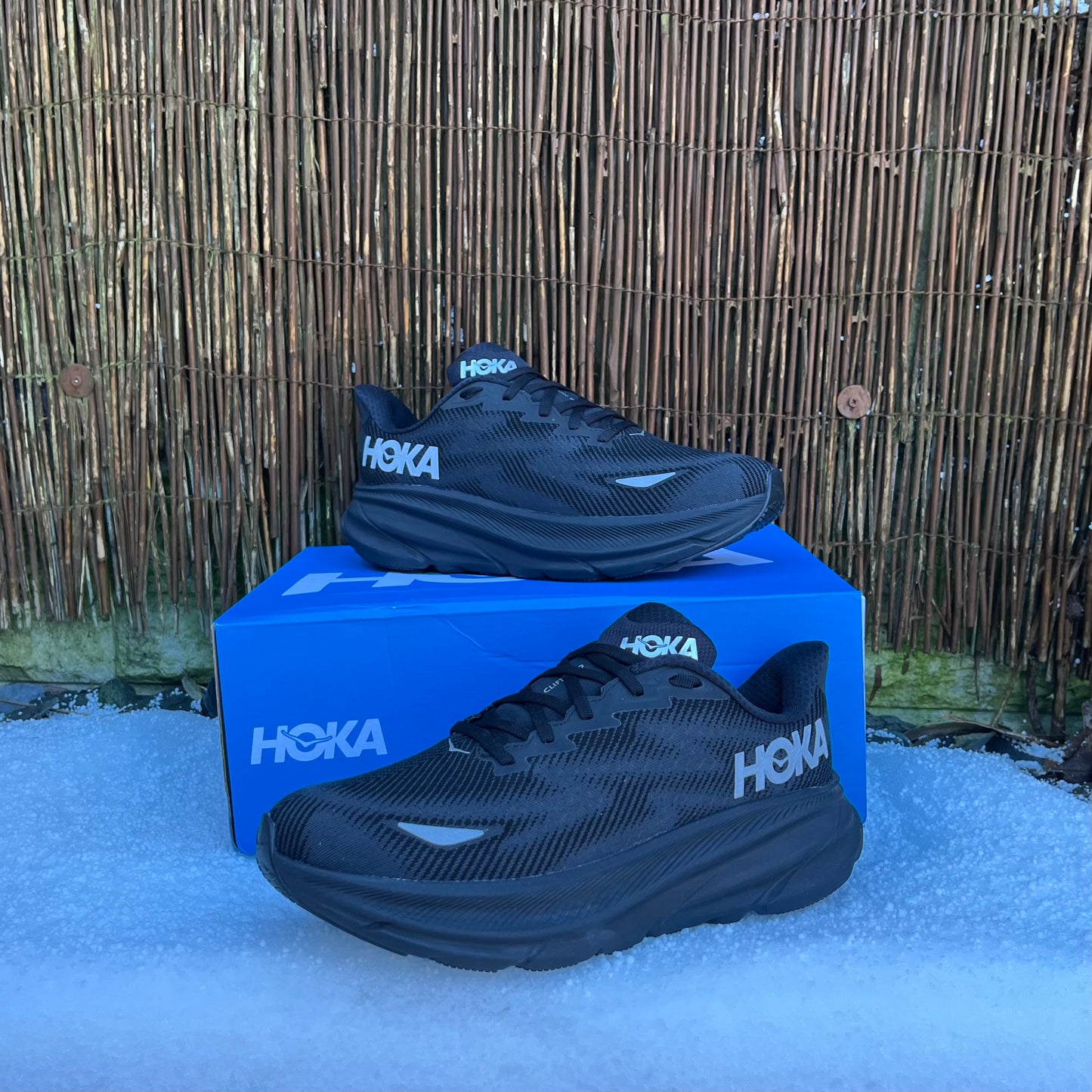 Hoka Clifton 9 Gore-Tex - Black Reflect - UK9