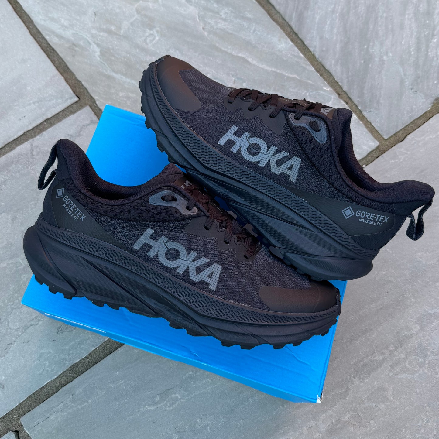 Hoka Challenger 7 Gore-Tex - Triple Black - UK10